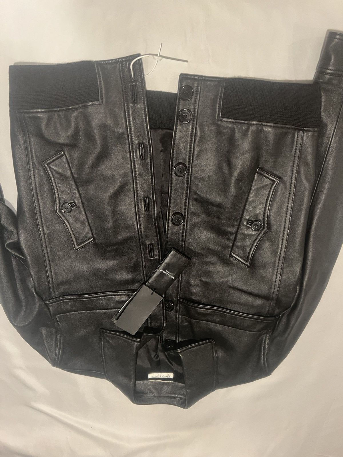 Saint Laurent Paris Saint laurent mens leather jacket 54/44. $6600 Size US L / EU 52-54 / 3 - 14 Thumbnail