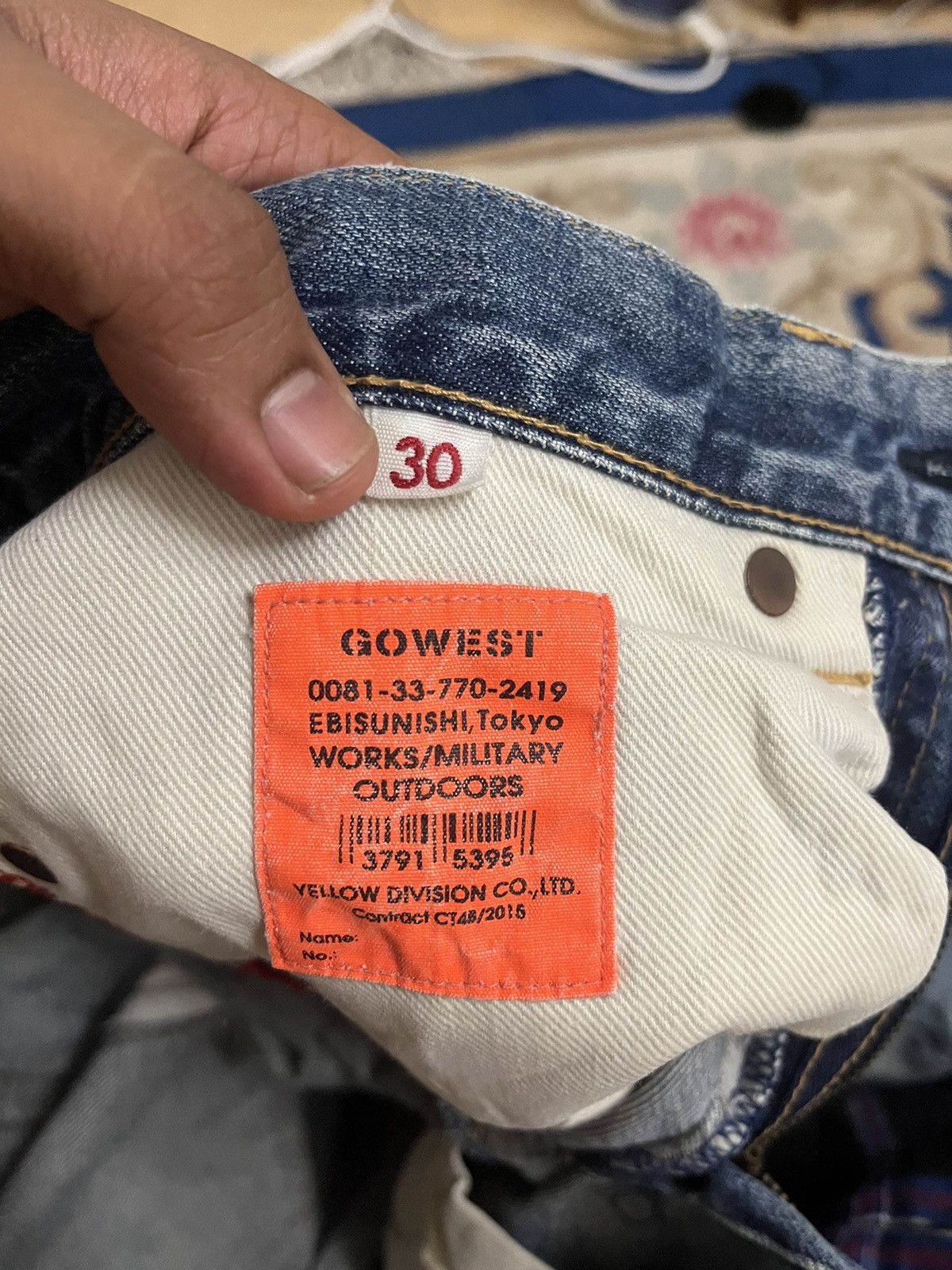 Japanese Brand Vintage Gowest Distressed Denim Size US 29 - 8 Thumbnail