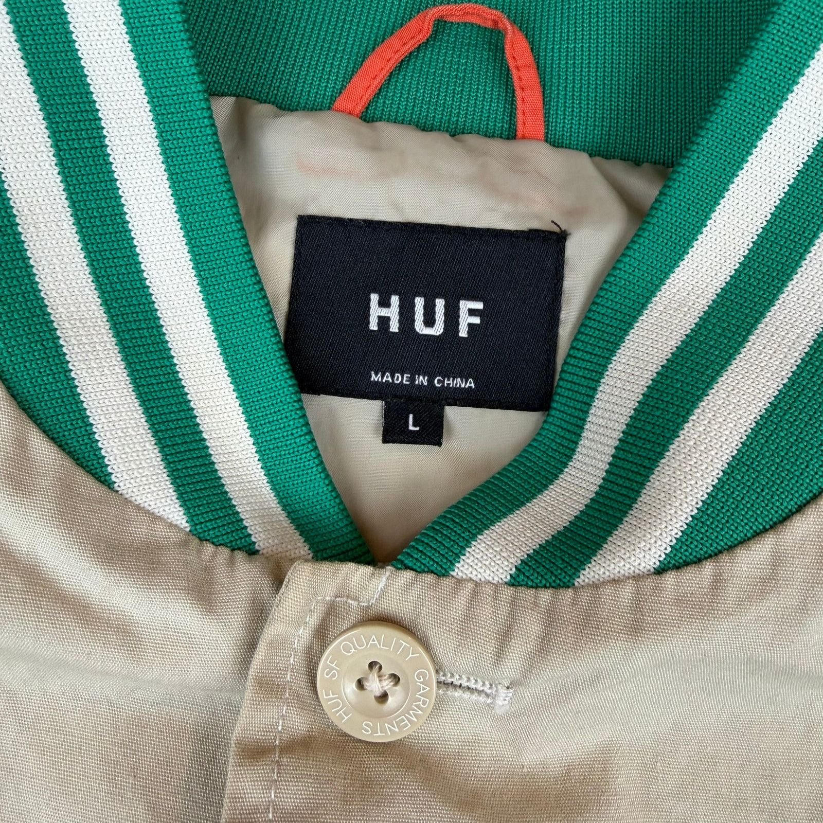 Huf HUF Dirtbags Varsity Jacket Size L Size US L / EU 52-54 / 3 - 3 Thumbnail