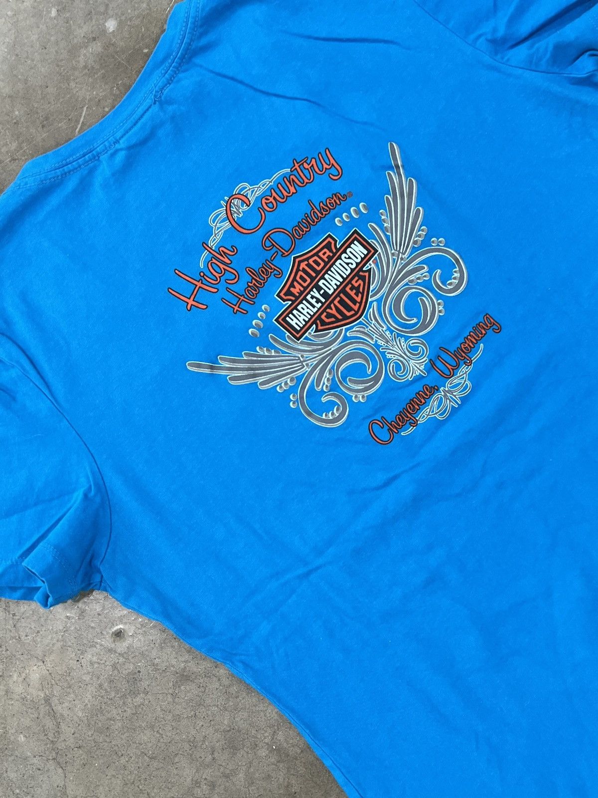 Harley Davidson × Vintage Harley Davidson Vneck High Country Tee W Small Size S / US 4 / IT 40 - 4 Thumbnail