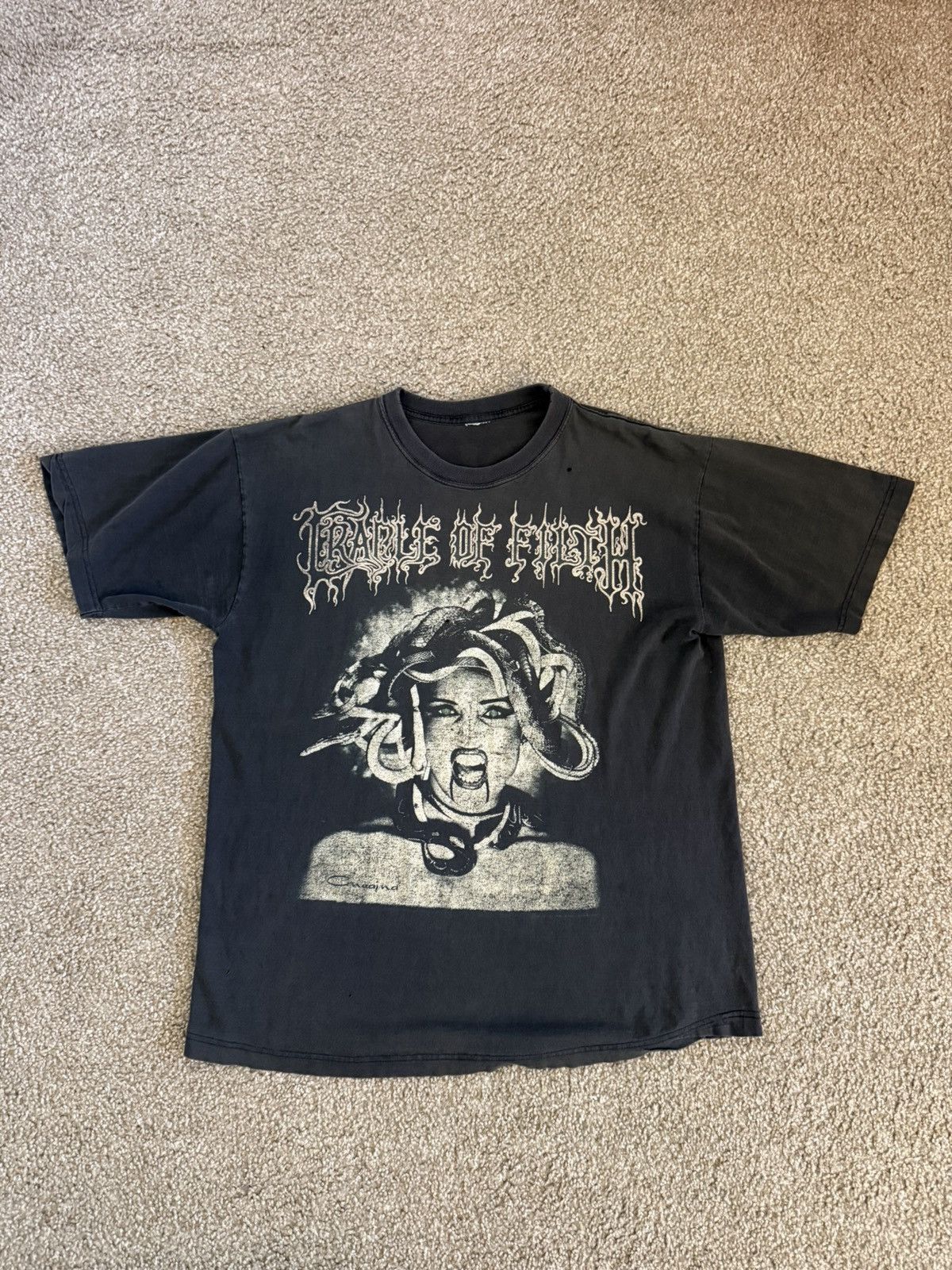 Vintage Cradle of Filth Sedusa of Raven T-Shirt Size US L / EU 52-54 / 3 - 2 Thumbnail