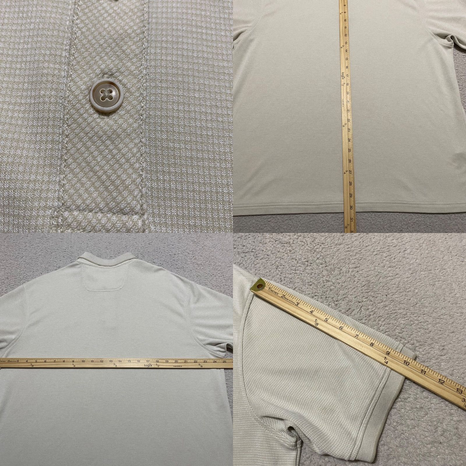 Tommy Bahama Tommy Bahama Polo Shirt Mens XL Beige Short Sleeve Modal Outdoor Shirt Adults Beige Logo 90s Classic Outdoor Golf Mens Size US XL / EU 56 / 4 - 8 Thumbnail