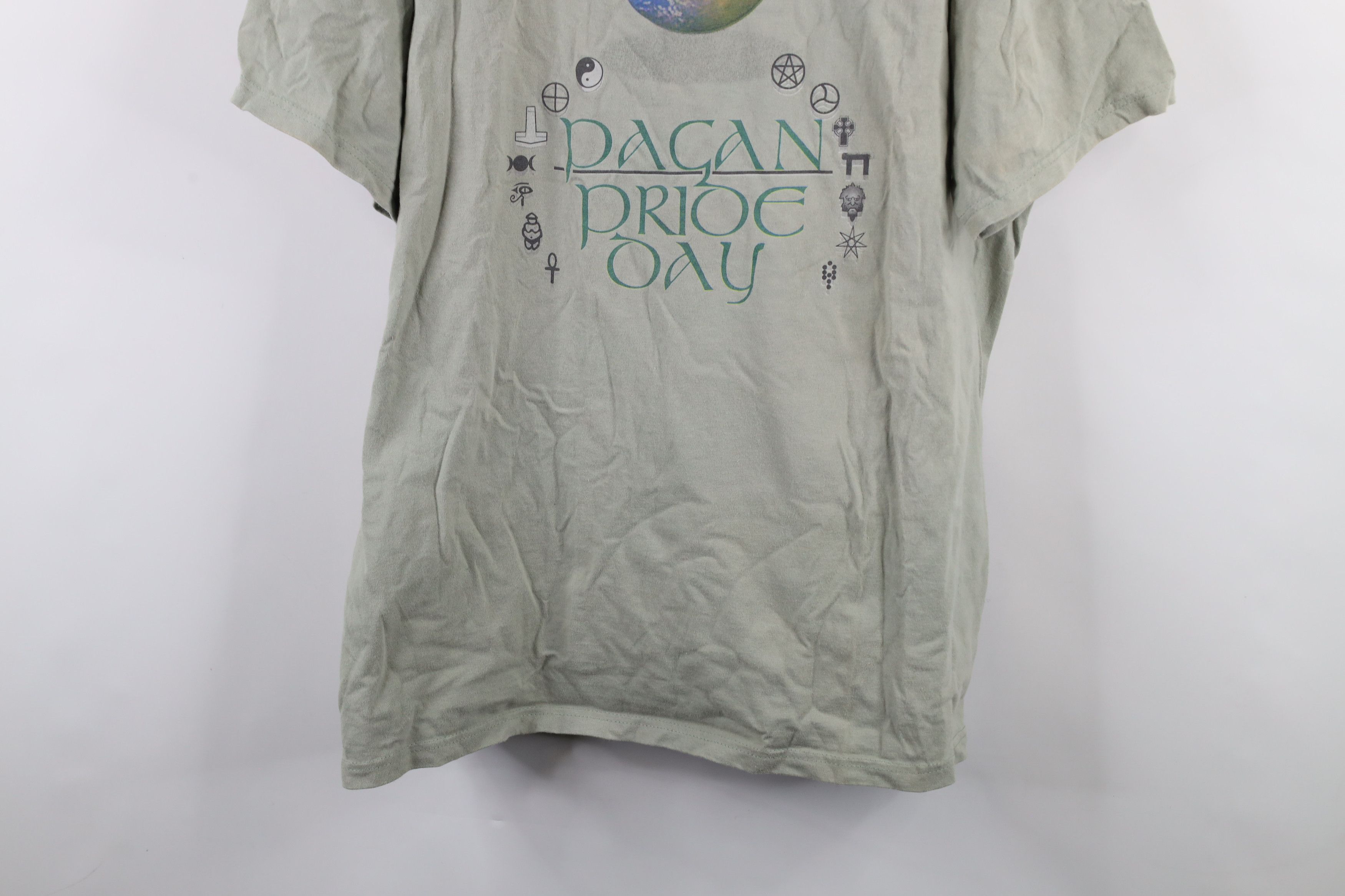 Vintage Vintage Y2K 2003 Streetwear Spell Pagan Pride Day T-Shirt Size US XXL / EU 58 / 5 - 3 Thumbnail