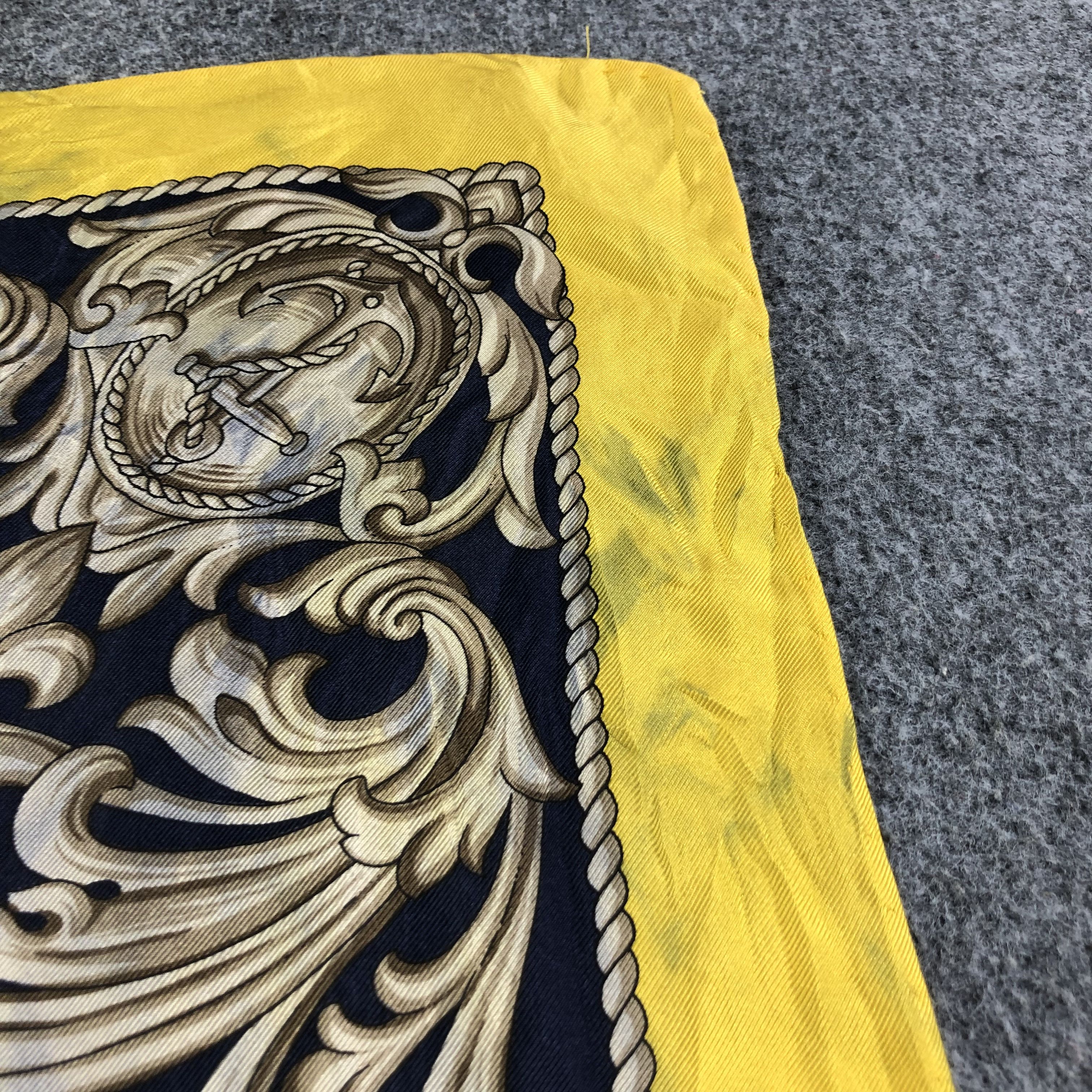Japanese Brand Vintage Art of Silk Luxury Silk Scarf M569 Size ONE SIZE - 15 Thumbnail