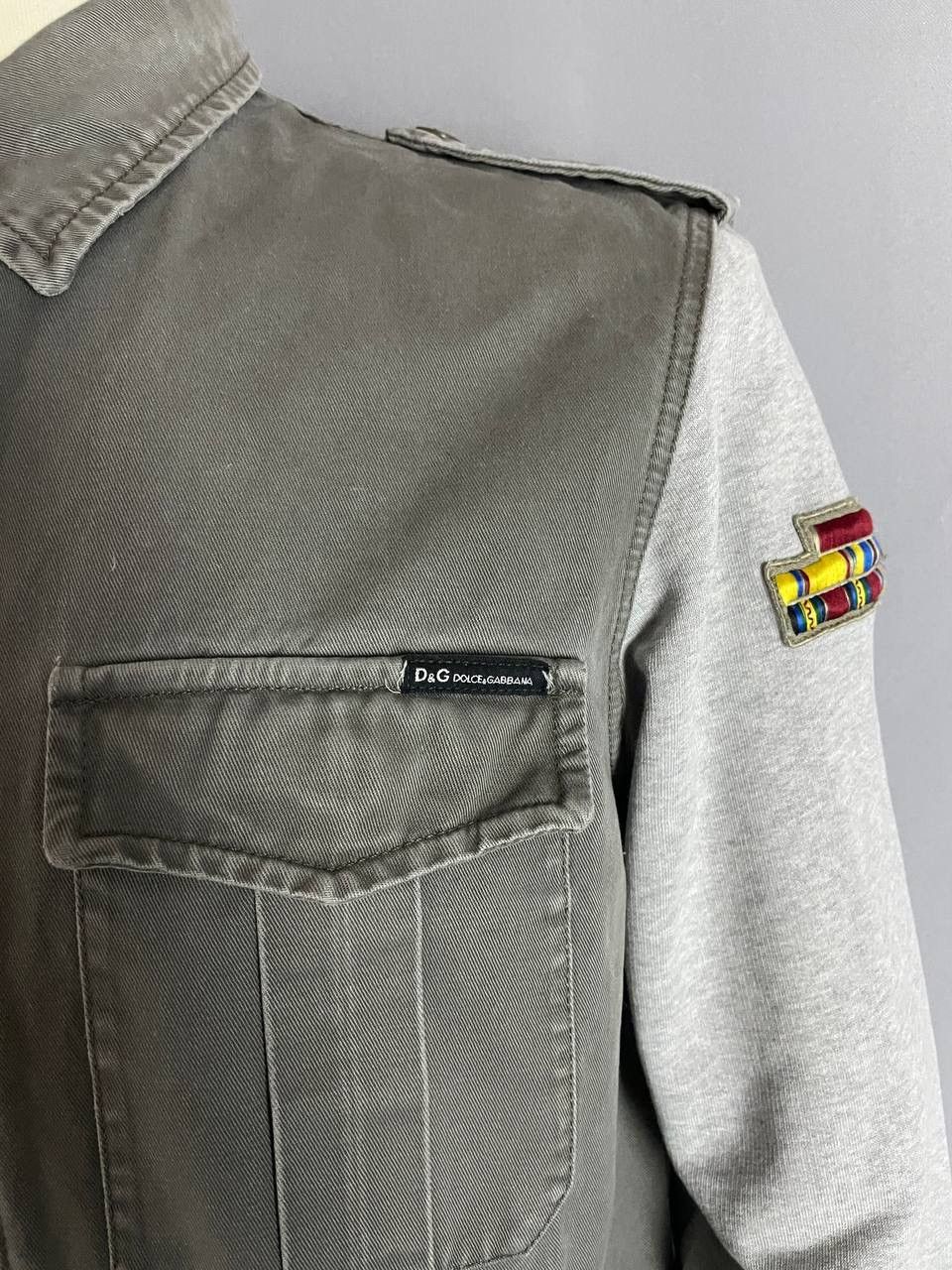 Dolce & Gabbana Dolce&Gabbana Overshirt Jacket Grey Size US XL / EU 56 / 4 - 4 Thumbnail