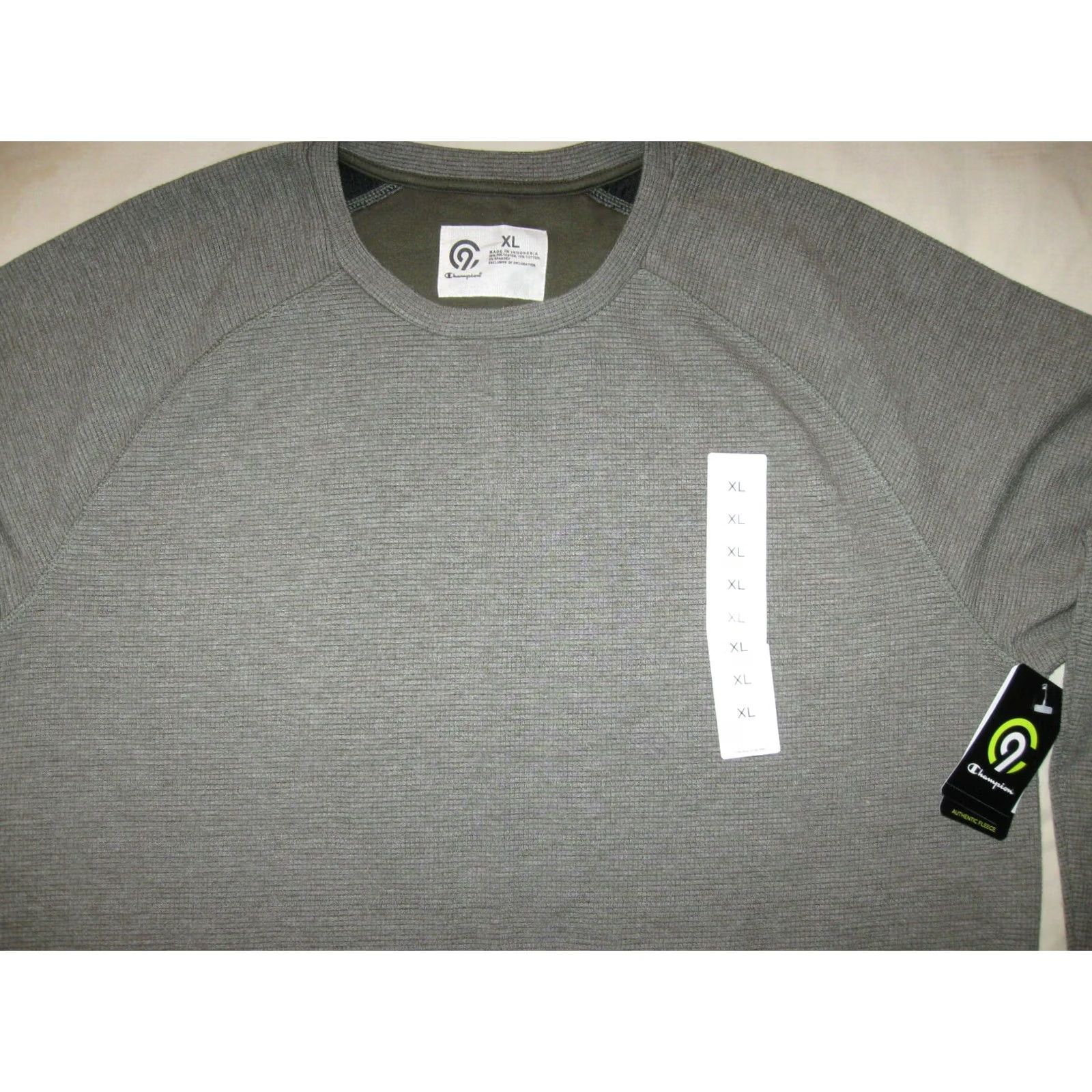 Champion Champion Sweater Shirt Men's XL Gray Long Sleeve Fleece New W/Tags Casual Guys Size US XL / EU 56 / 4 - 2 Thumbnail