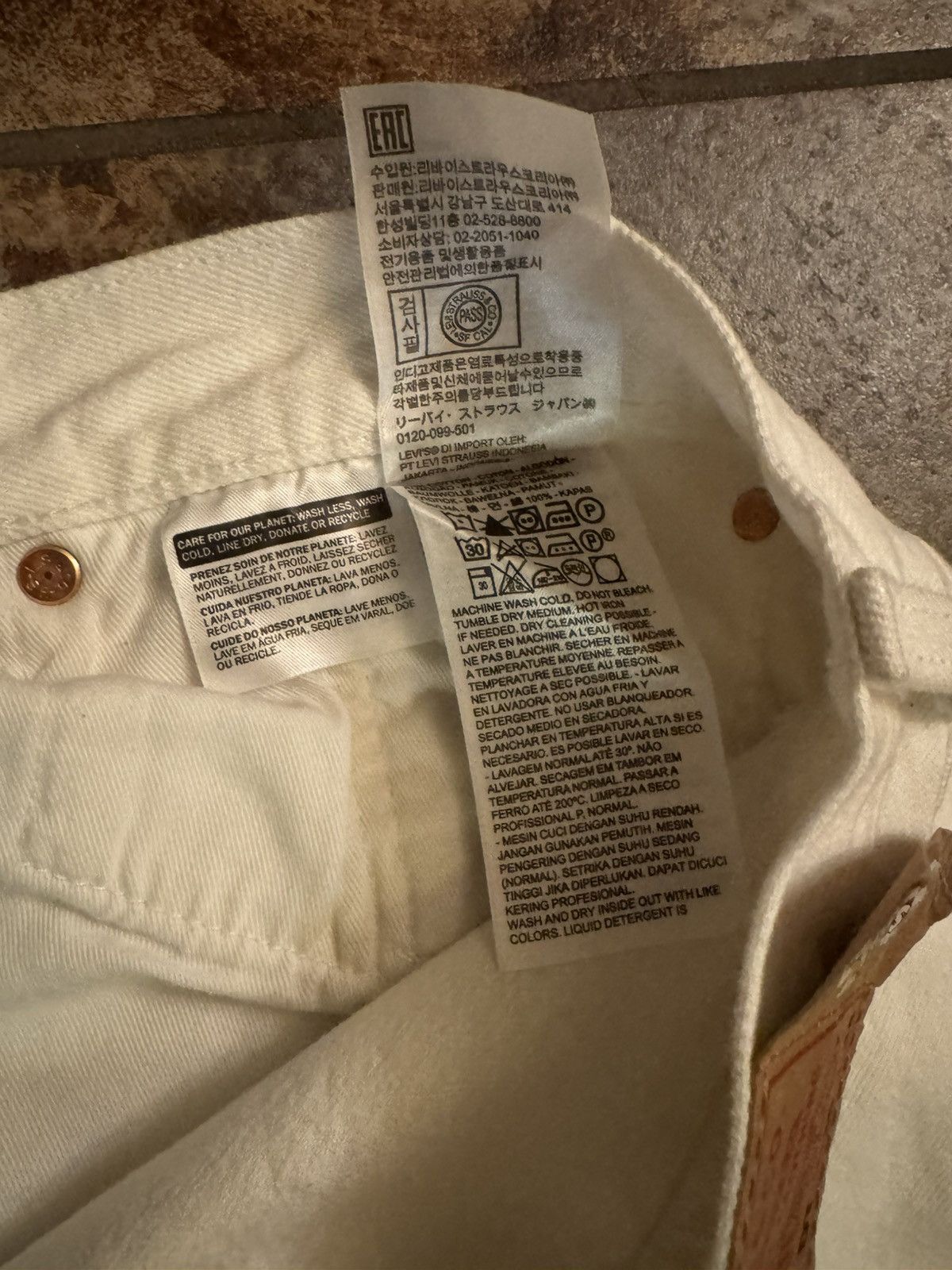 DENIM TEARS Denim Tears Mono Cotton Wreath Jeans White Size US 36 / EU 52 - 6 Thumbnail