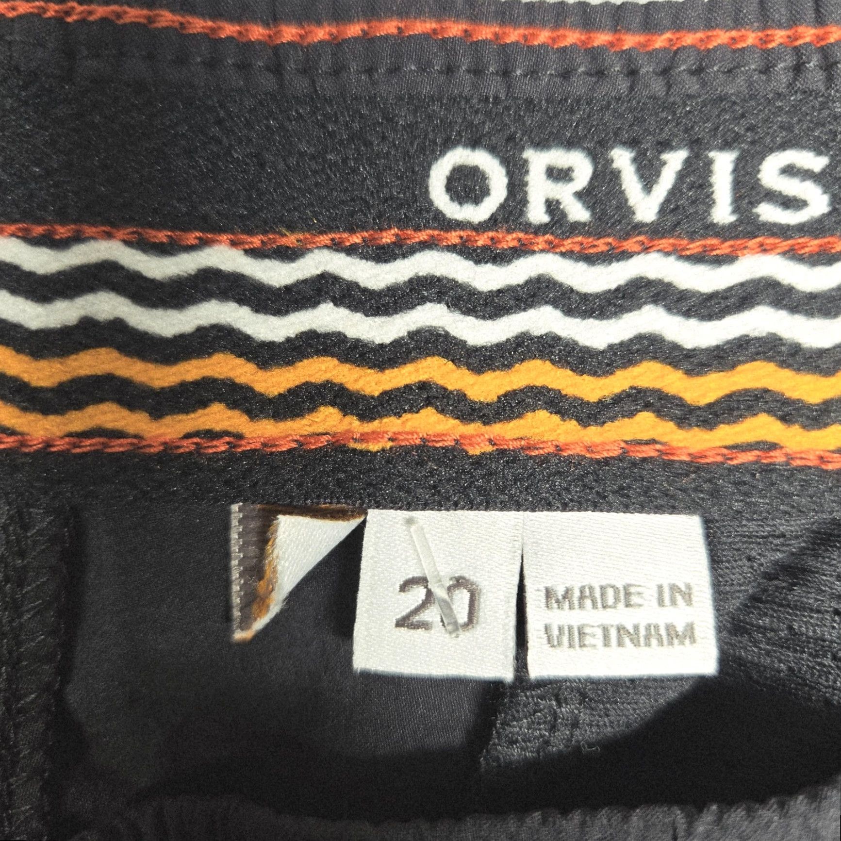 Orvis Orvis Pants Womens 20 Black Jogger Elastic Waist Pockets Tapered Hiking Fishing Size 42" / US 20 - 5 Thumbnail