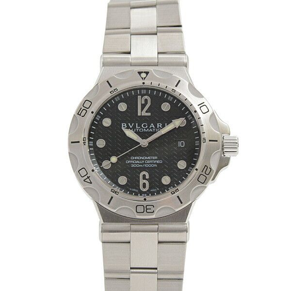 Bvlgari Bvlgari Bvlgari Stainless Steel Diagono Professional Scuba Watch DP42SSD Metal Automatic DP42SSD DUTY FREE for USA Size ONE SIZE - 1 Thumbnail