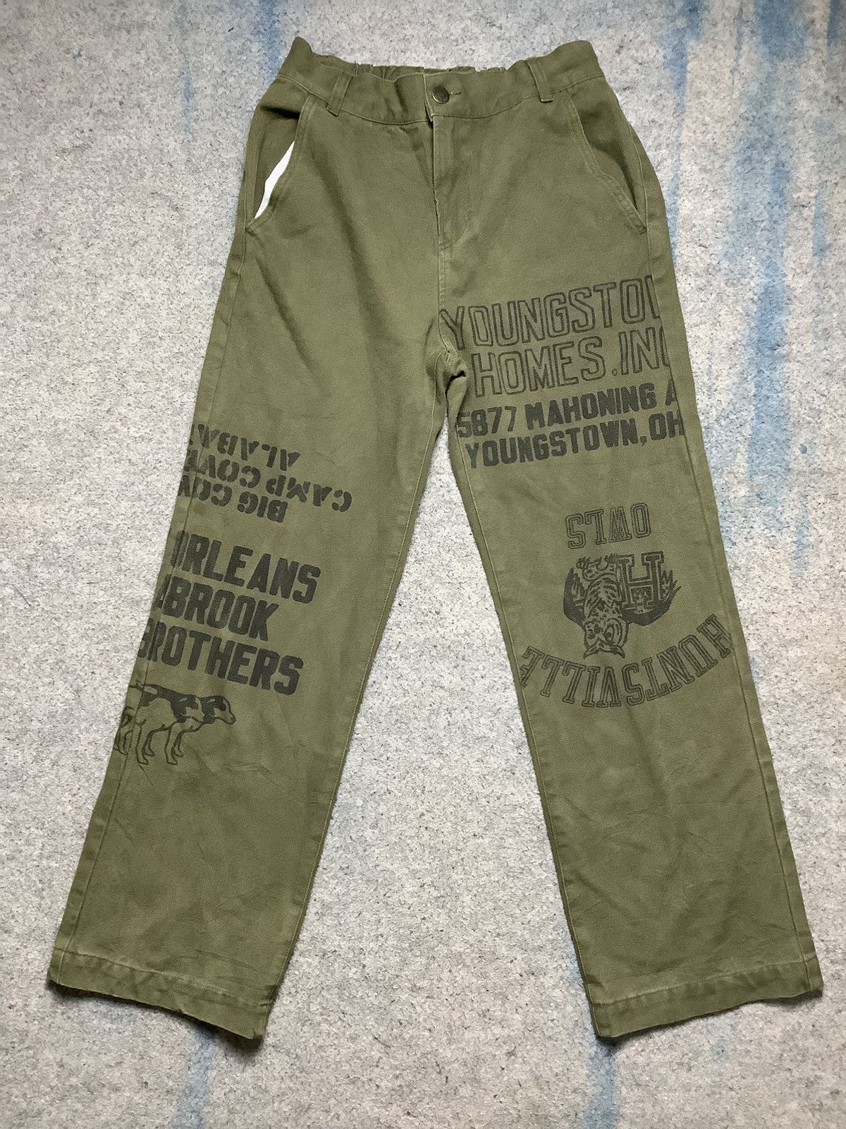If Six Was Nine × Japanese Brand Paopao Y2K Fatigue Pants Like If6w9 LGB Size US 29 - 1 Thumbnail