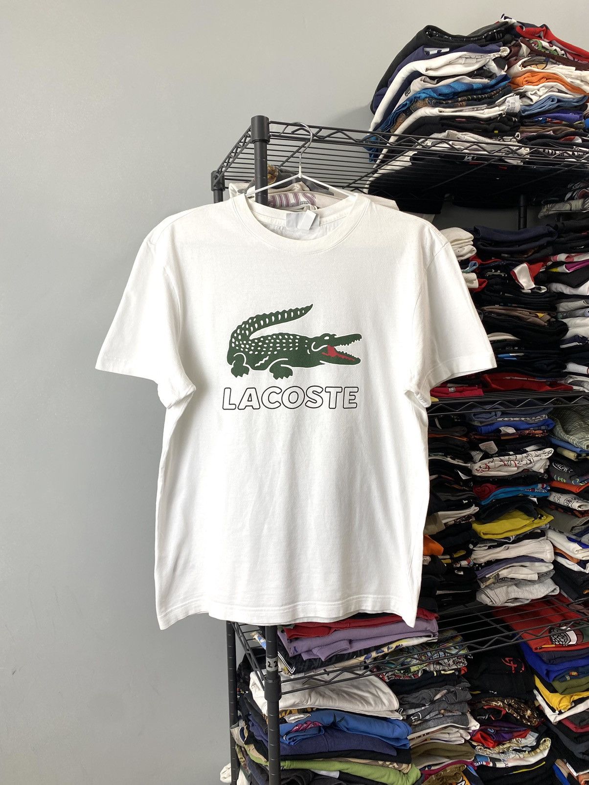 Lacoste Lacoste Big Logo T Shirt Drill France Style Size US S / EU 44-46 / 1 - 1 Thumbnail