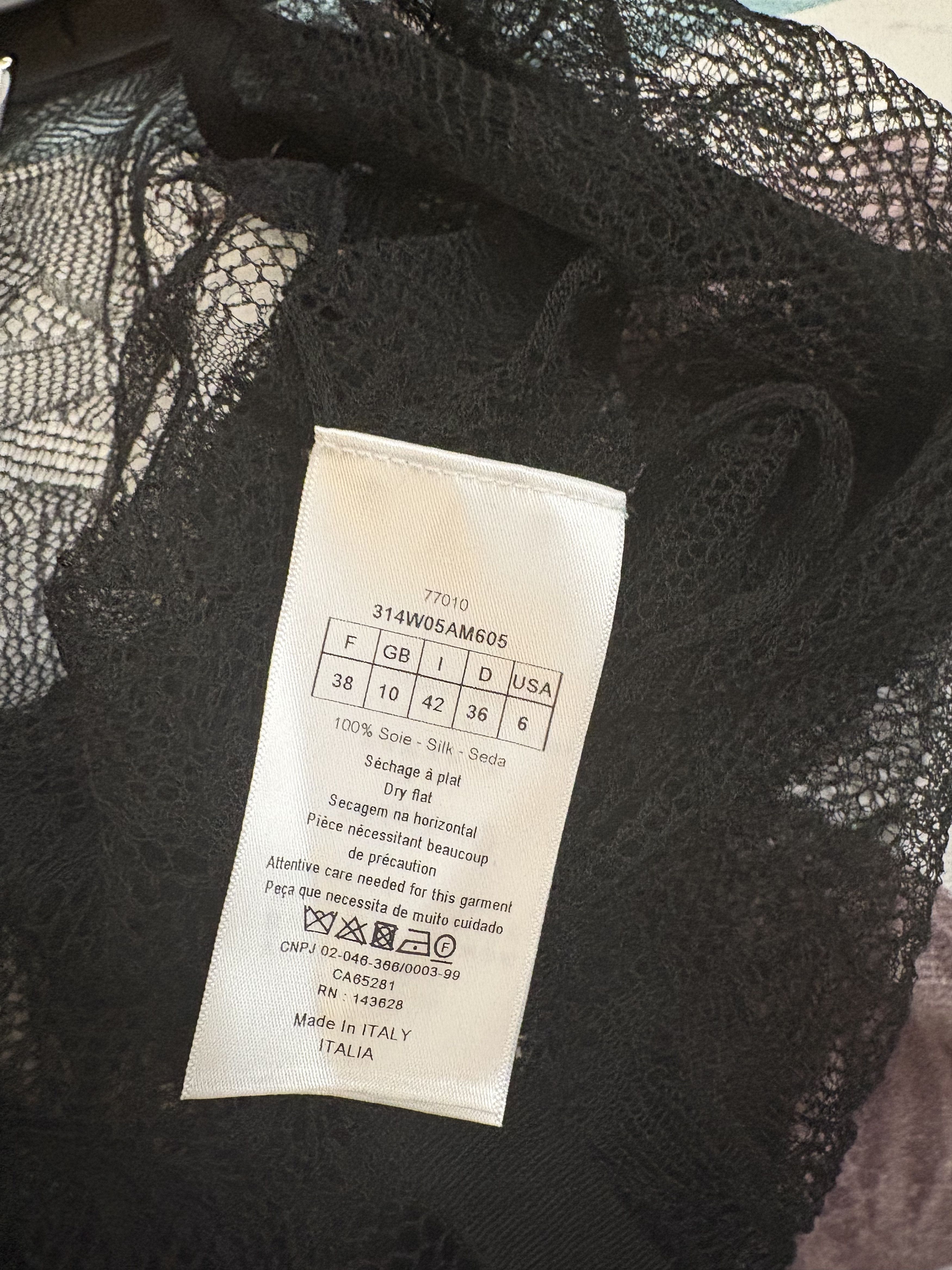 Dior Dior Lace Twinset Black Silk Cardigan and Tank Top SZ 6 NWT Size S / US 4 / IT 40 - 16 Thumbnail