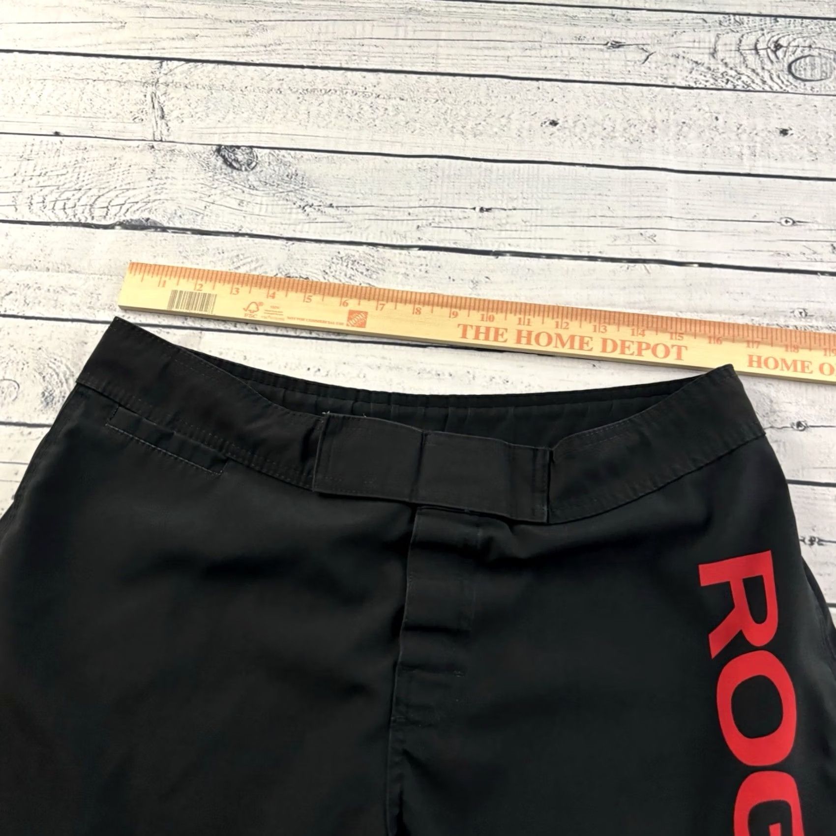 Vintage Rogue Fitness Crossfit WOD Board Shorts Men's Black Size 33 Size US 32 / EU 48 - 4 Thumbnail