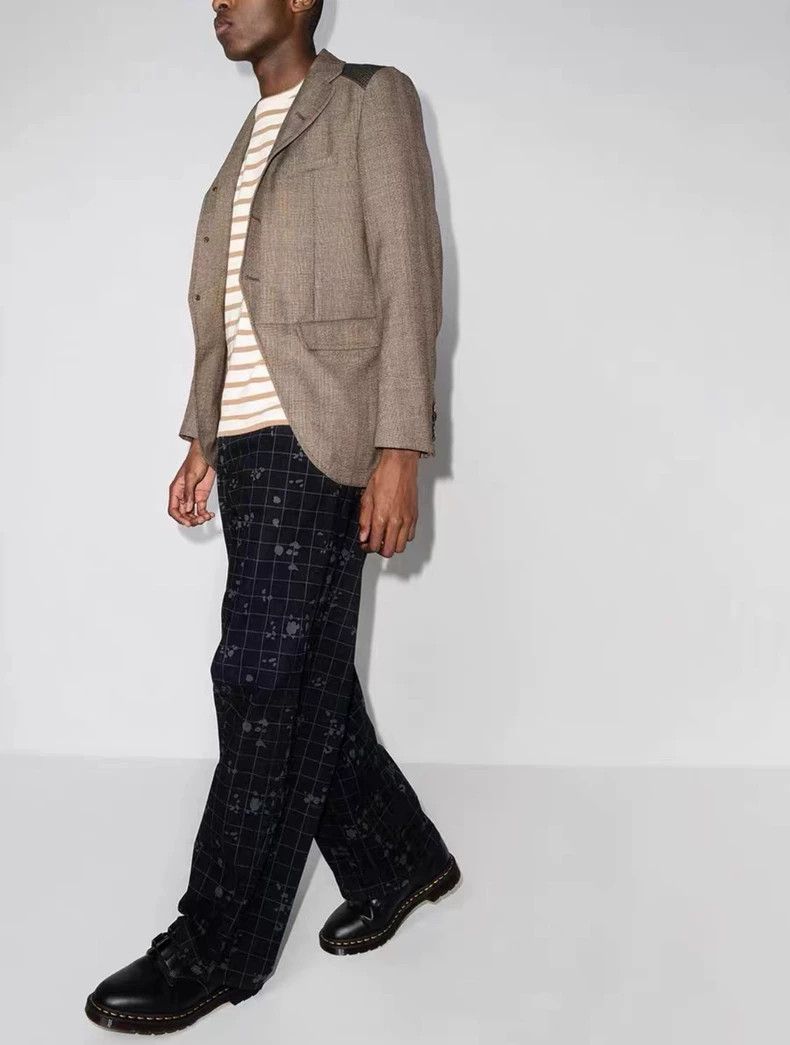 Undercover Undercover size 3 Dark green plaid slacks pants Size US 28 / EU 44 - 8 Thumbnail