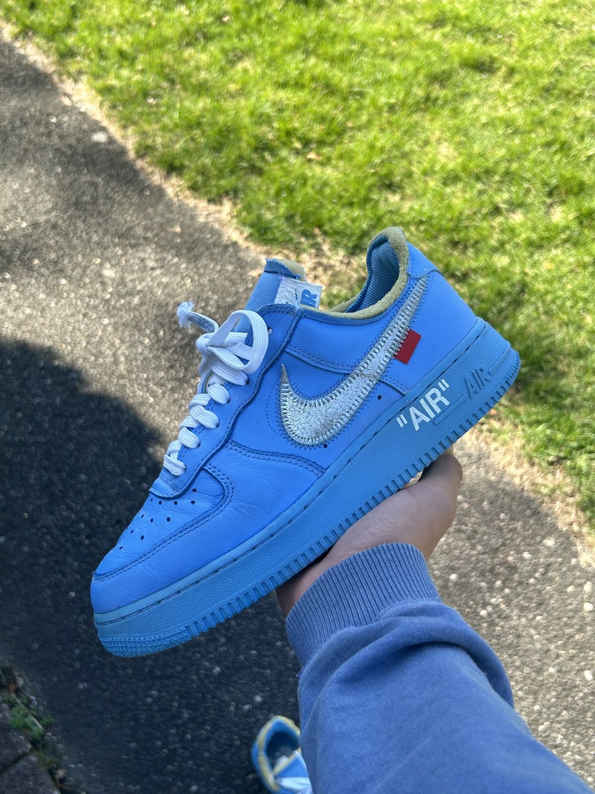 Nike Air Force 1 Off-White MCA University Blue Size 8.5