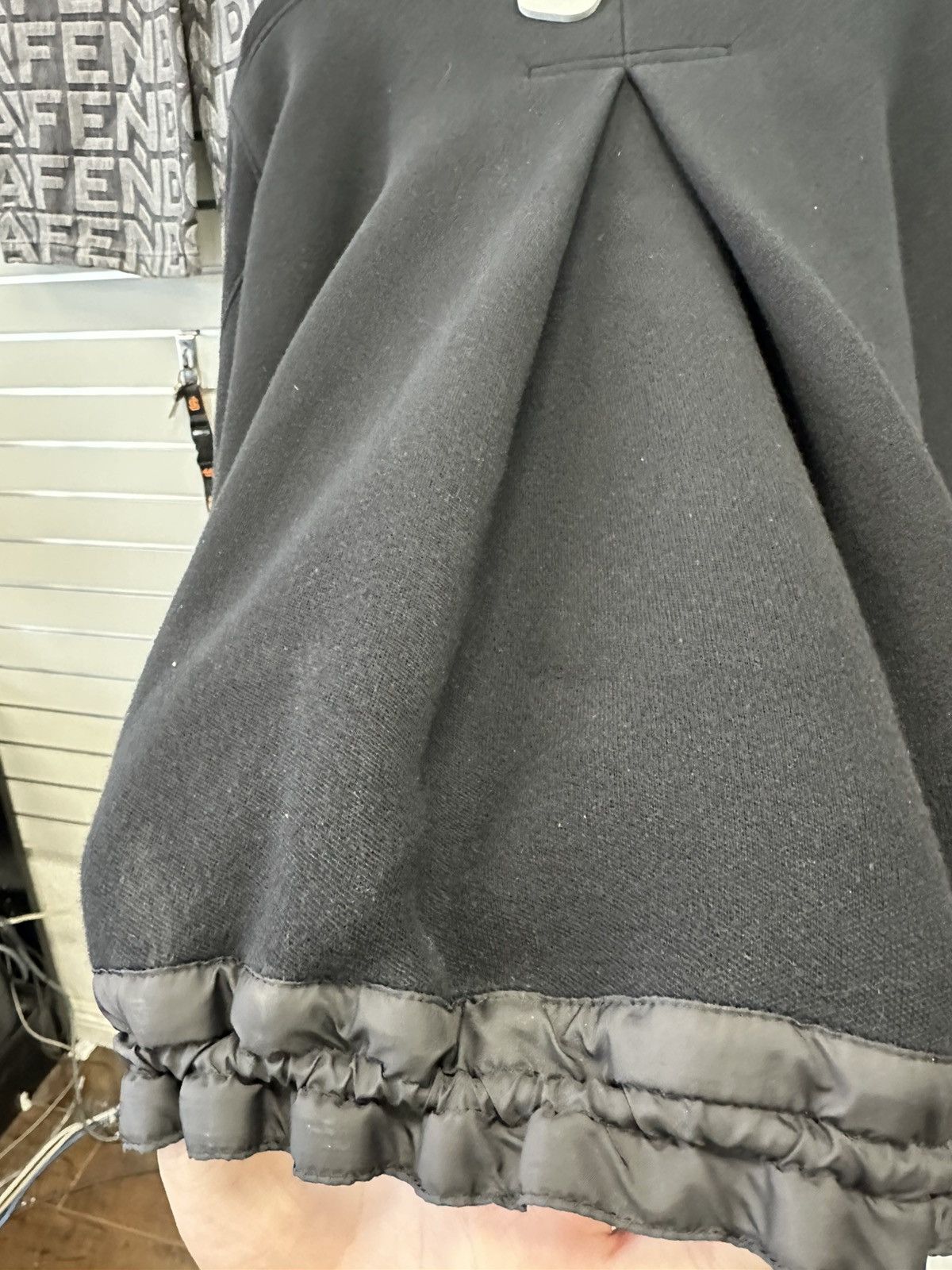 Sacai SACAI CINCHED DRAWSTRING CROPPED SWEATSHIRT Size US S / EU 44-46 / 1 - 9 Thumbnail