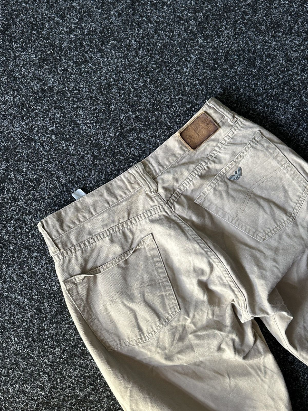 Armani × Vintage 🤎Vintage 00s Armani Jeans Italy denim pants RARE Size US 34 / EU 50 - 9 Thumbnail