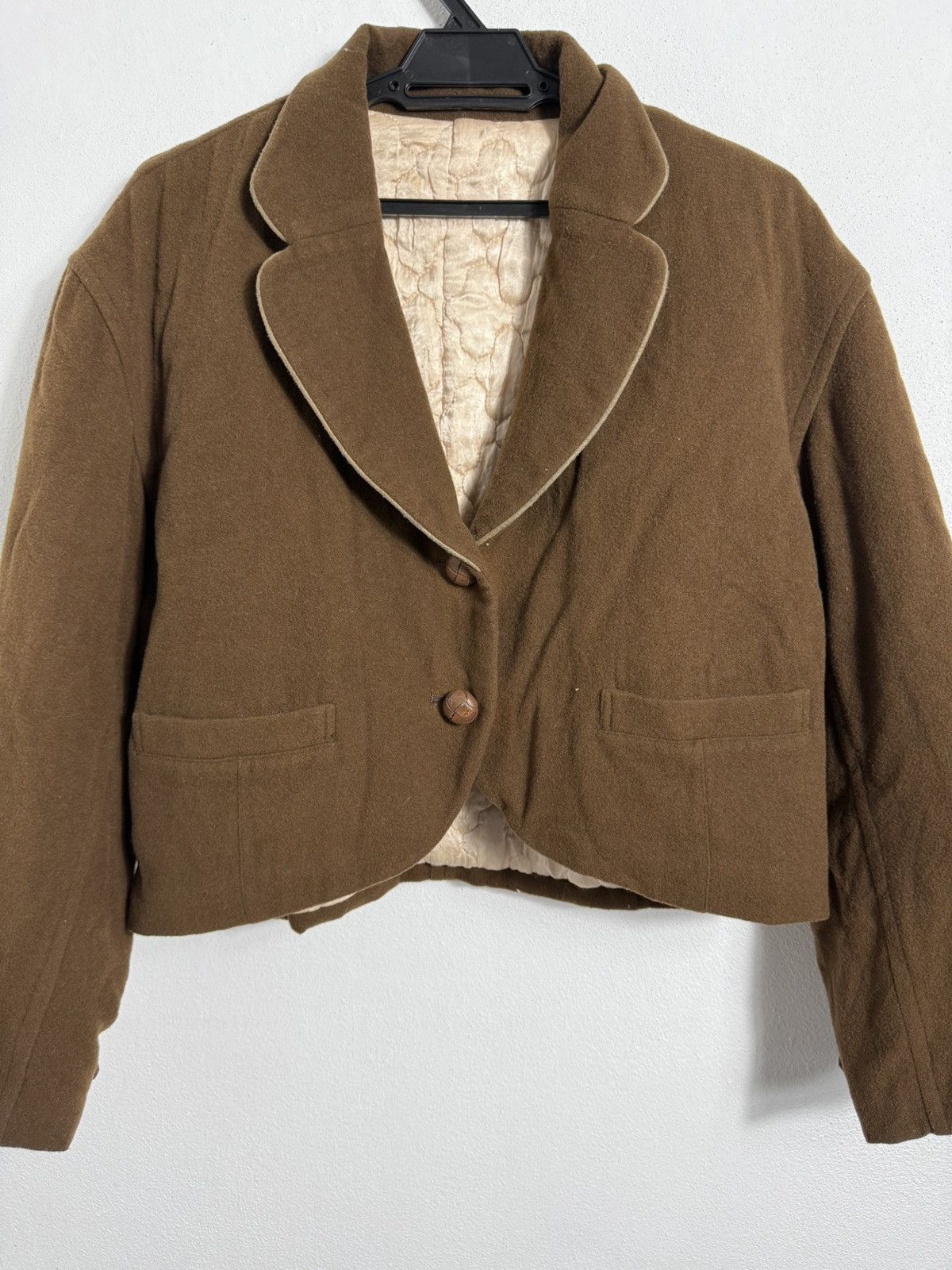 45rpm SPECIAL ISSUED 45 RPM STUDIO CROPPED JACKET BROWN RARE Size M / US 6-8 / IT 42-44 - 3 Thumbnail