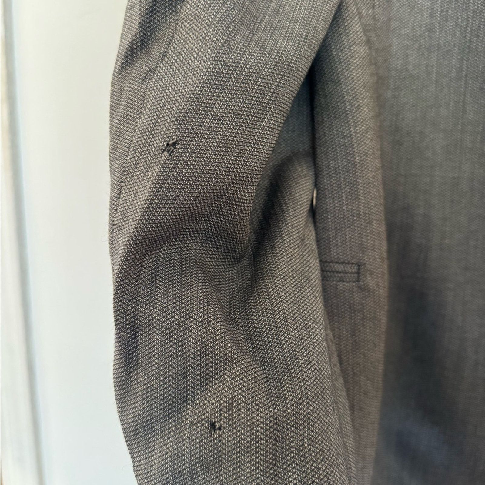 Pierre Cardin Pierre Cardin Charcoal Blazer Size 44R - 3 Thumbnail