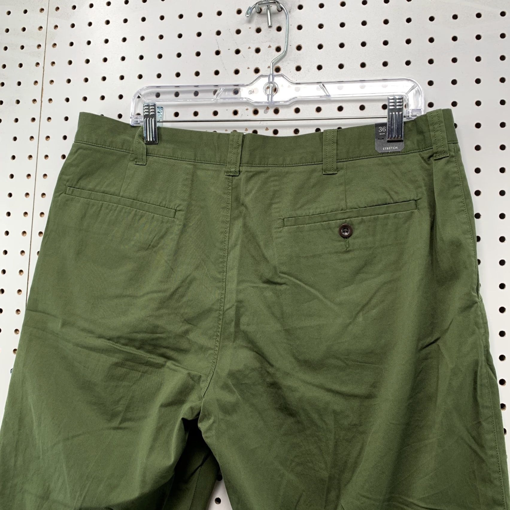 J.Crew VINTAGE? No. J.CREW Stretch Military Chino Shorts Men 36 Green Slim Fit 36x10 Army-Theme Casual Cotton Inseam 10" Men Size US 36 / EU 52 - 6 Thumbnail