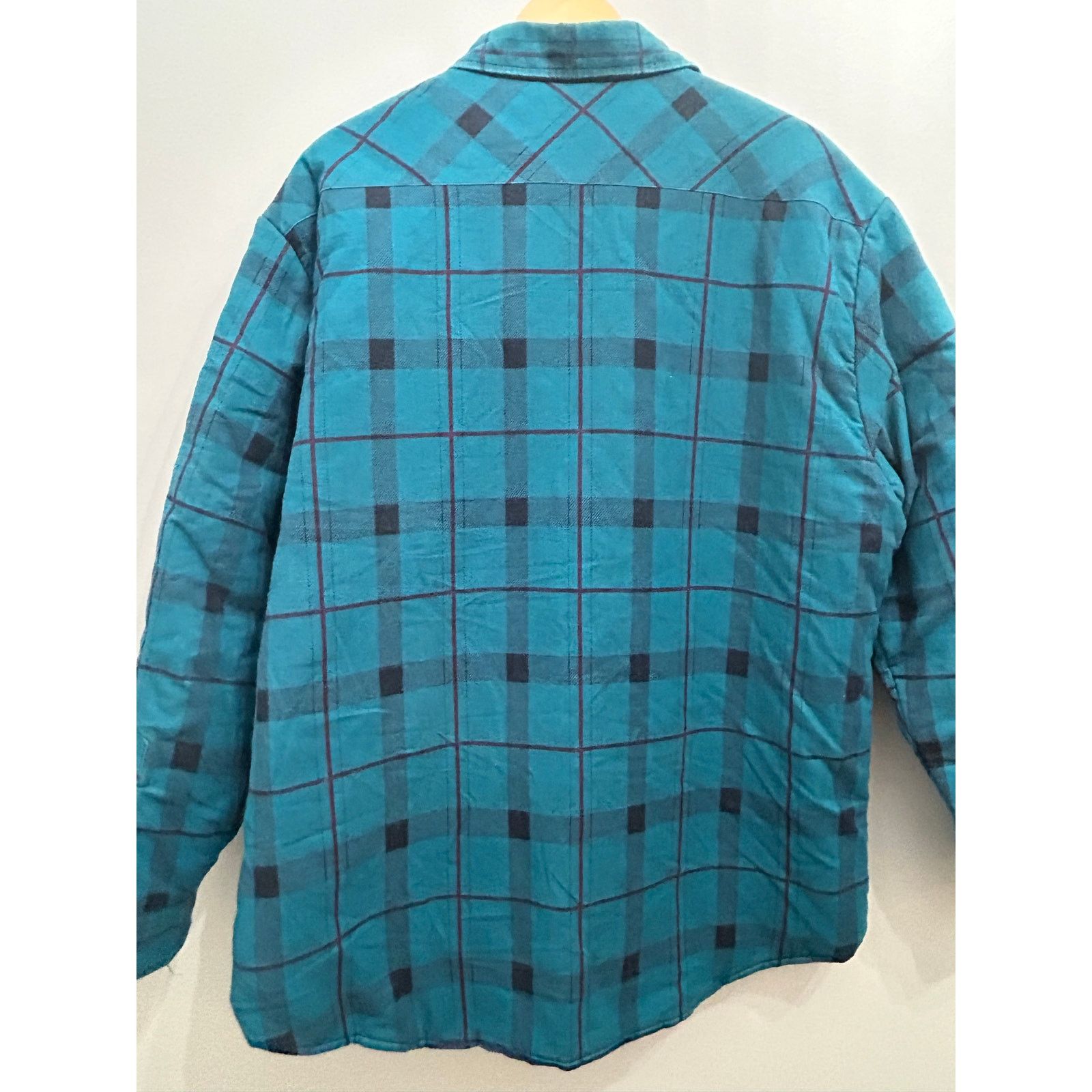 Other Vtg Outdoor Exchange Teal Quilted Flannel Shirt Jacket XL Size US XL / EU 56 / 4 - 5 Thumbnail