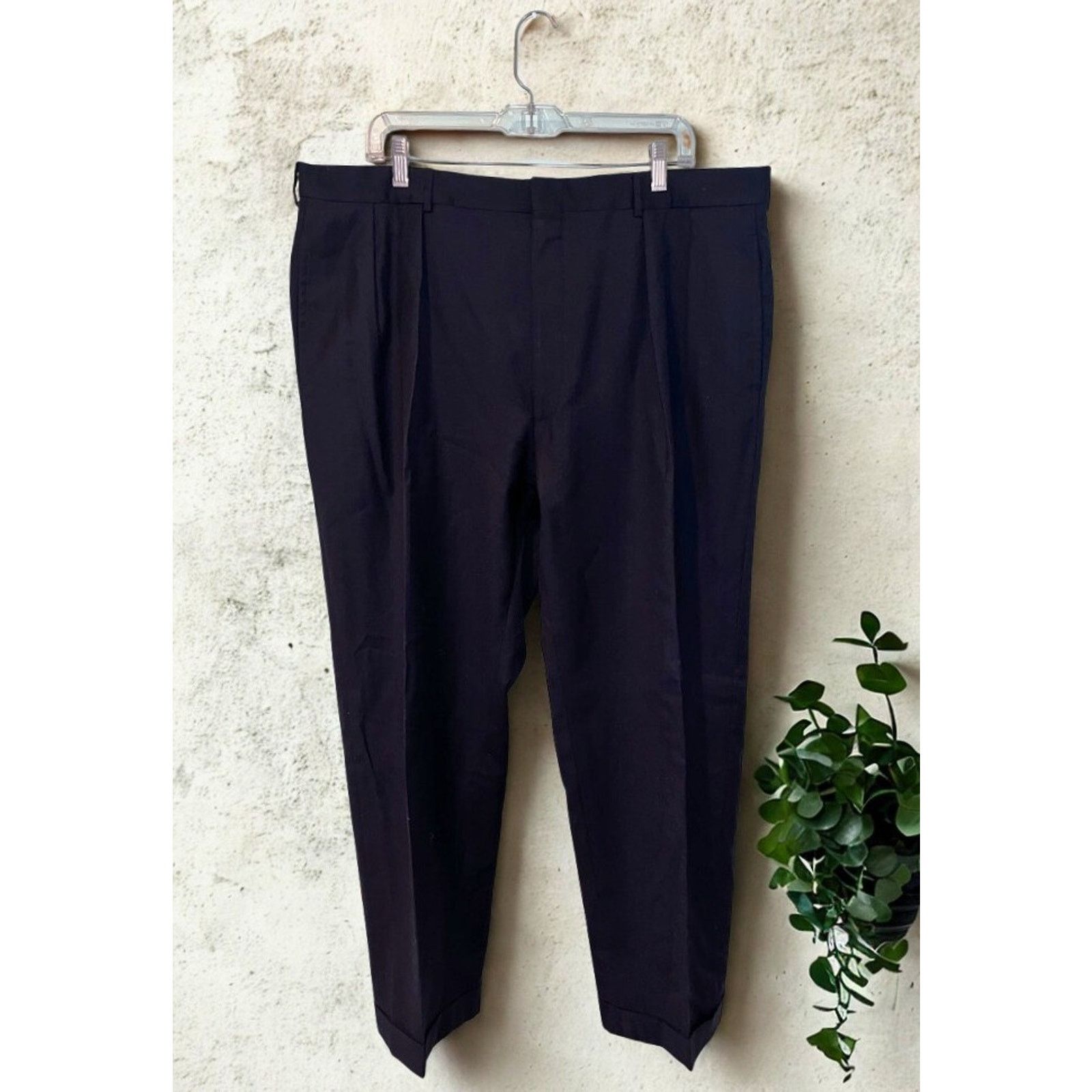 Polo Ralph Lauren Polo Ralph Lauren Wool Dress Pants Pleated Trousers 40x30 Size US 40 / EU 56 - 1 Thumbnail