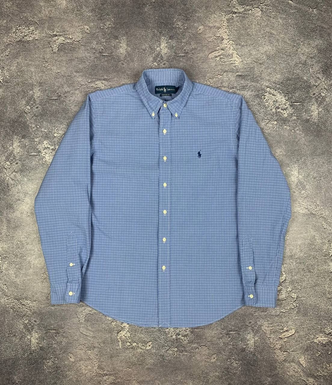 Polo Ralph Lauren Polo Ralph Lauren Men's Blue Check Shirt Button Down Size US L / EU 52-54 / 3 - 1 Thumbnail