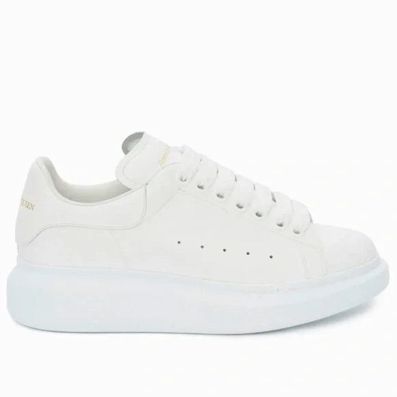 image of Alexander Mcqueen O1Mj1Ld1Sgn0324 Men's Oversized Sneaker In White (Size 14)