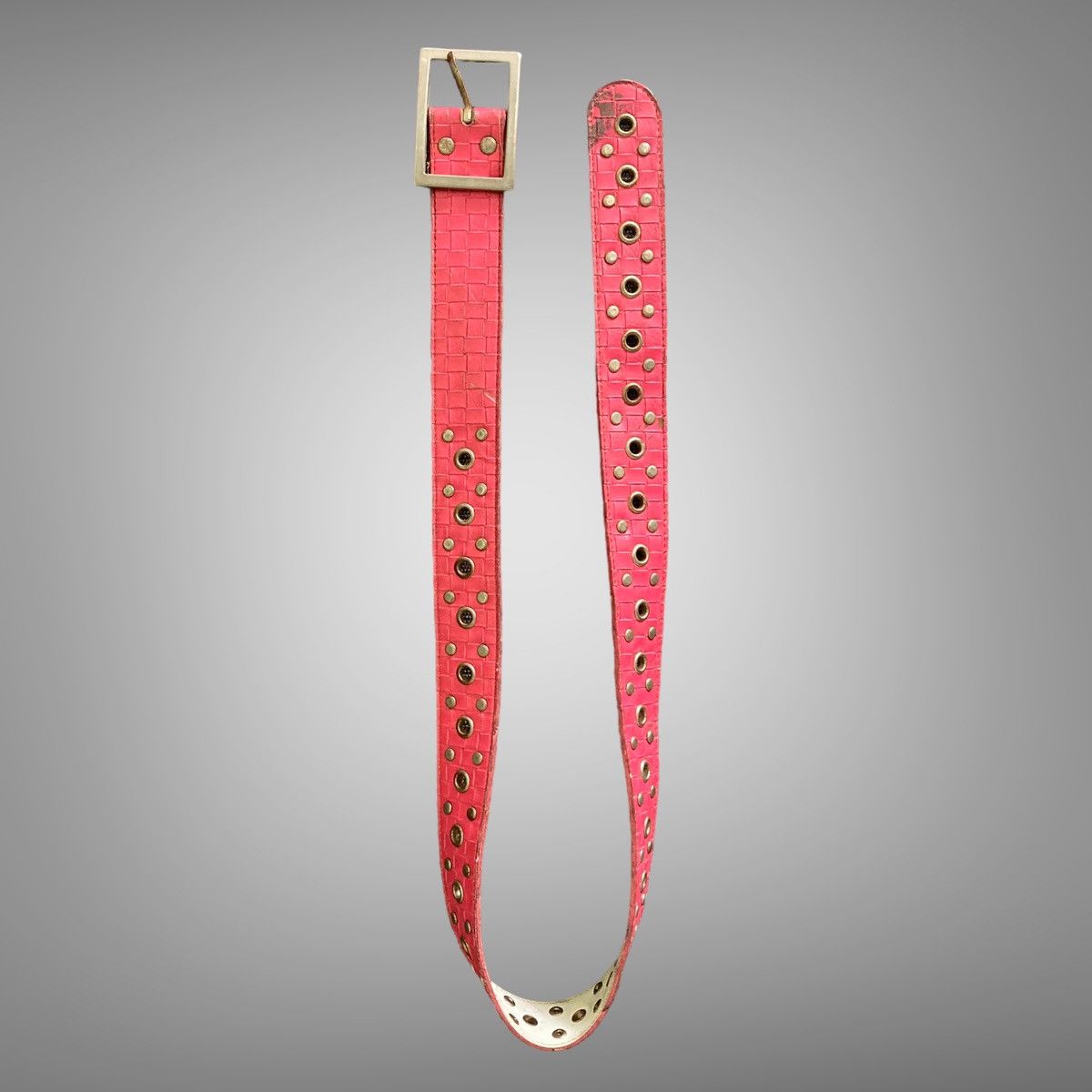 Other 🔥LASTDROP🔥 Vintage Y2K Ring Studded Belt Size 30 - 2 Thumbnail