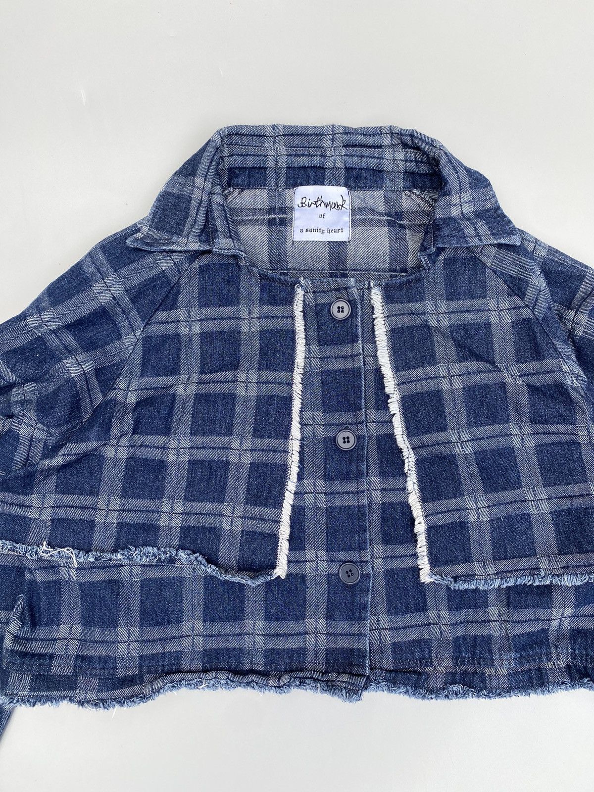 Japanese Brand Birthwork of Sanity Heart- 2in1- Denim Dress Size M / US 6-8 / IT 42-44 - 16 Thumbnail