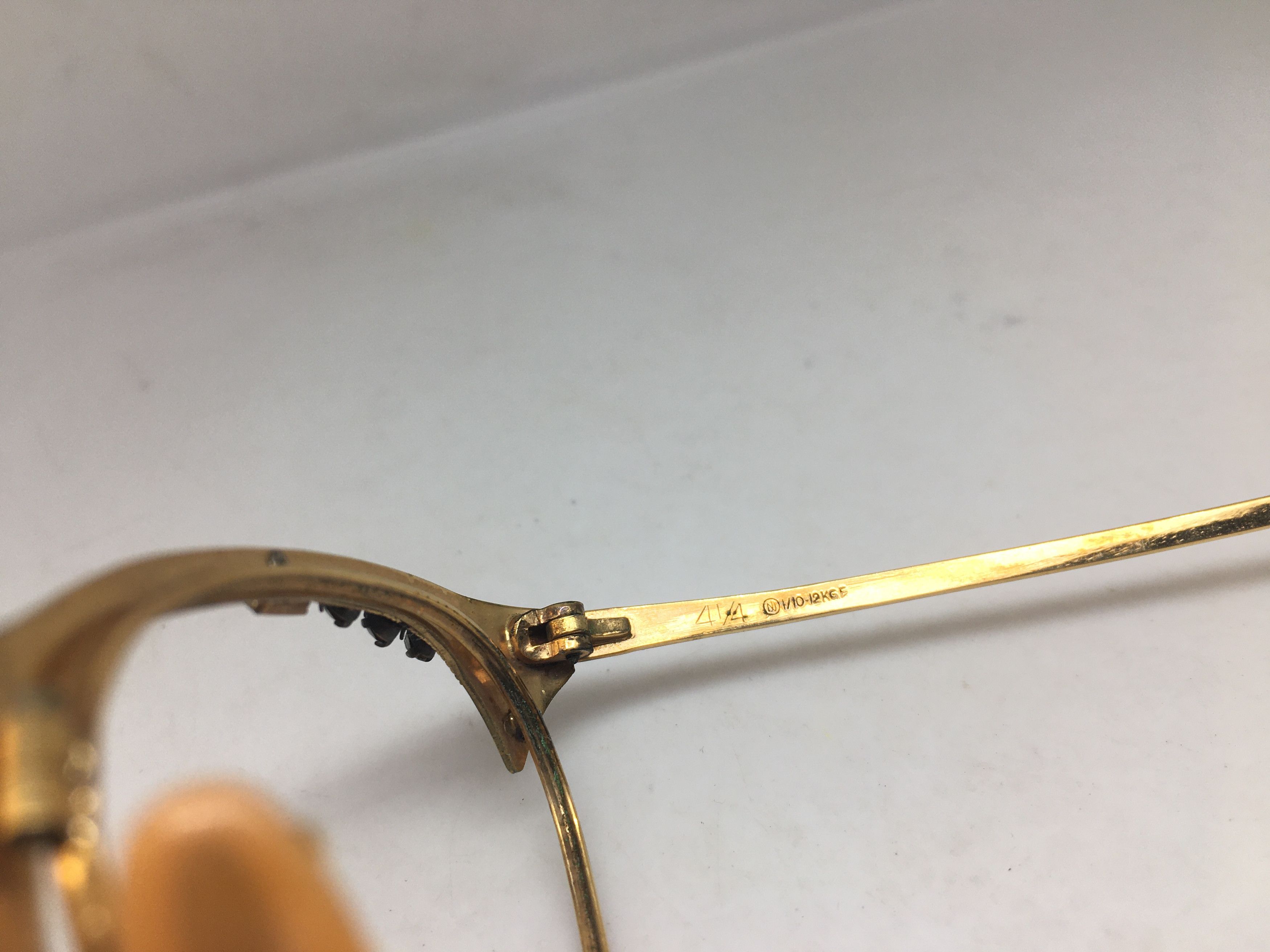 Vintage Vintage Diva Cateye Gold-filled Eyeglasses Frame Size ONE SIZE - 4 Thumbnail