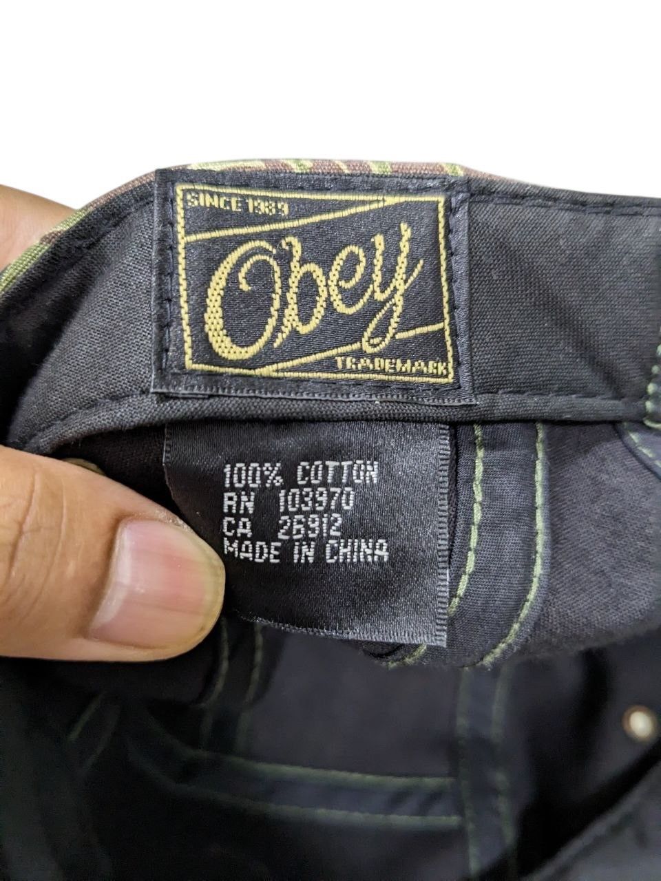 Obey OBEY 5 PANEL CAMOOUFLAGE TIGER STRIPE CAP Size ONE SIZE - 7 Thumbnail