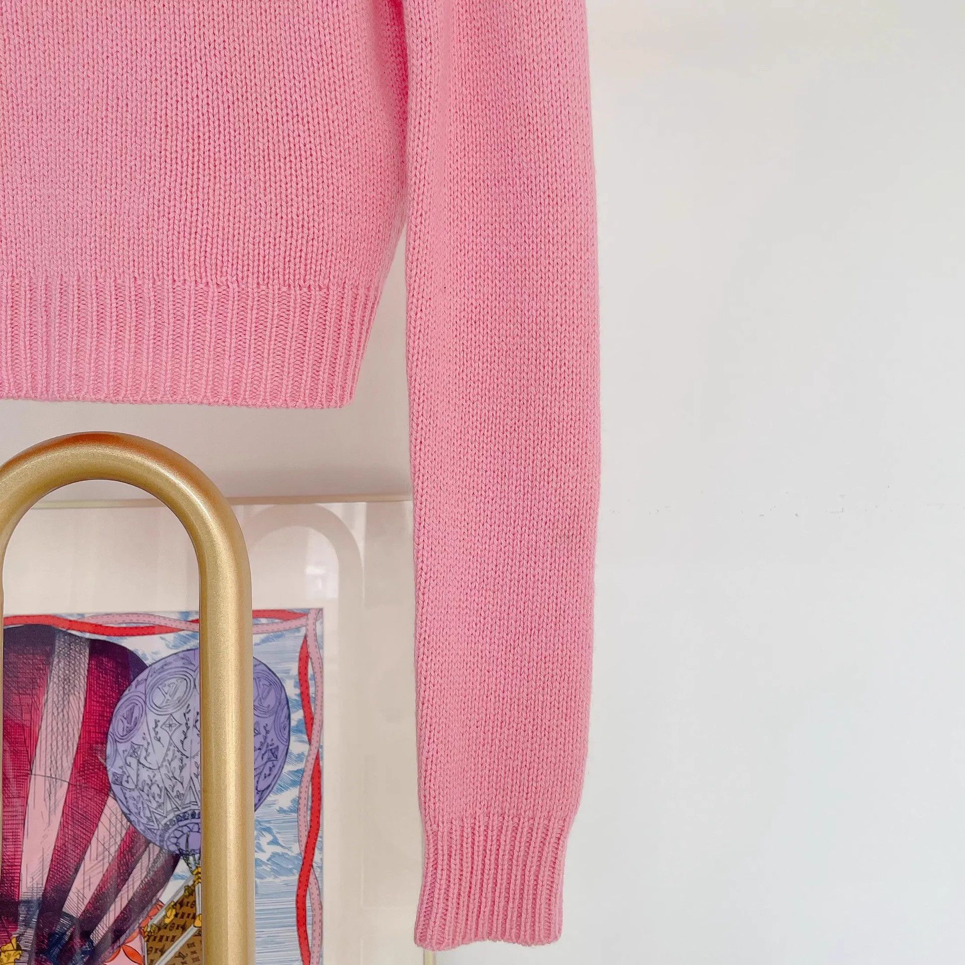 Miu Miu Miu Miu pink knit top women's 36 Size XS / US 0-2 / IT 36-38 - 4 Thumbnail