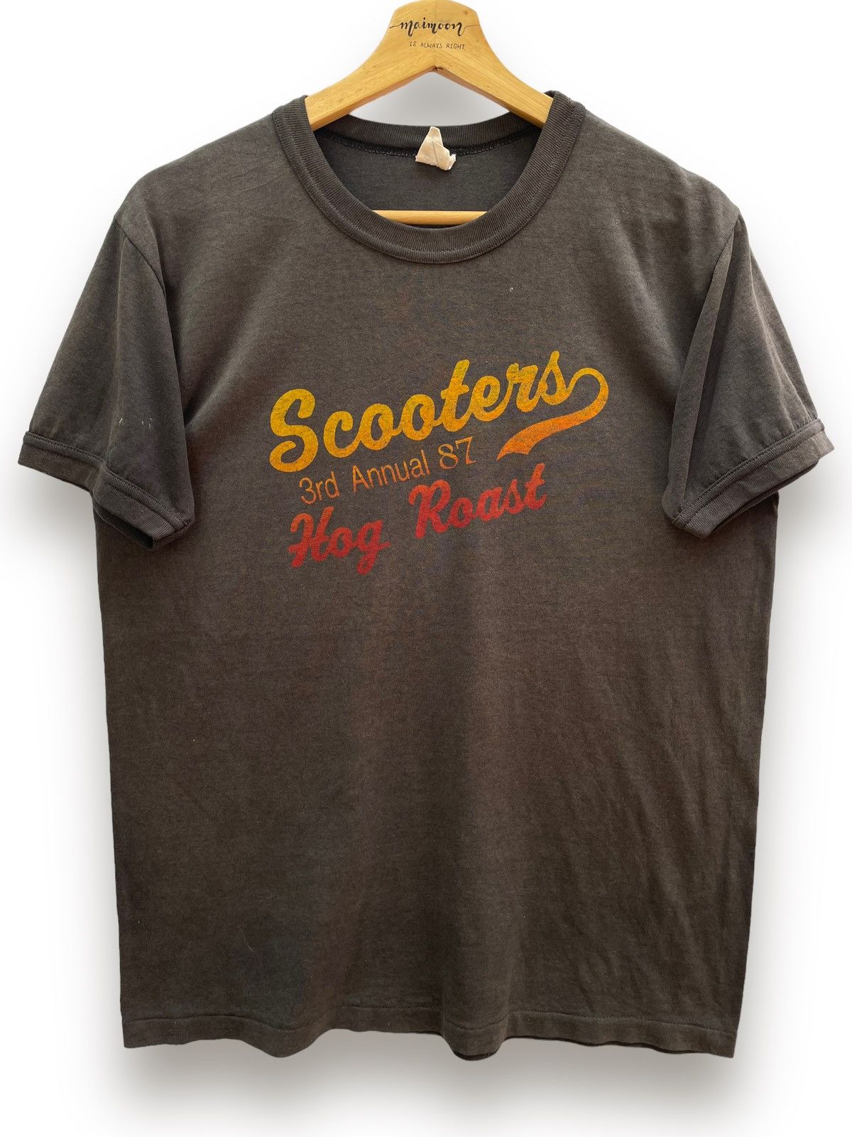 Vintage Vintage 87’s Scooters Hog Roast T-shirt Size US M / EU 48-50 / 2 - 2 Thumbnail