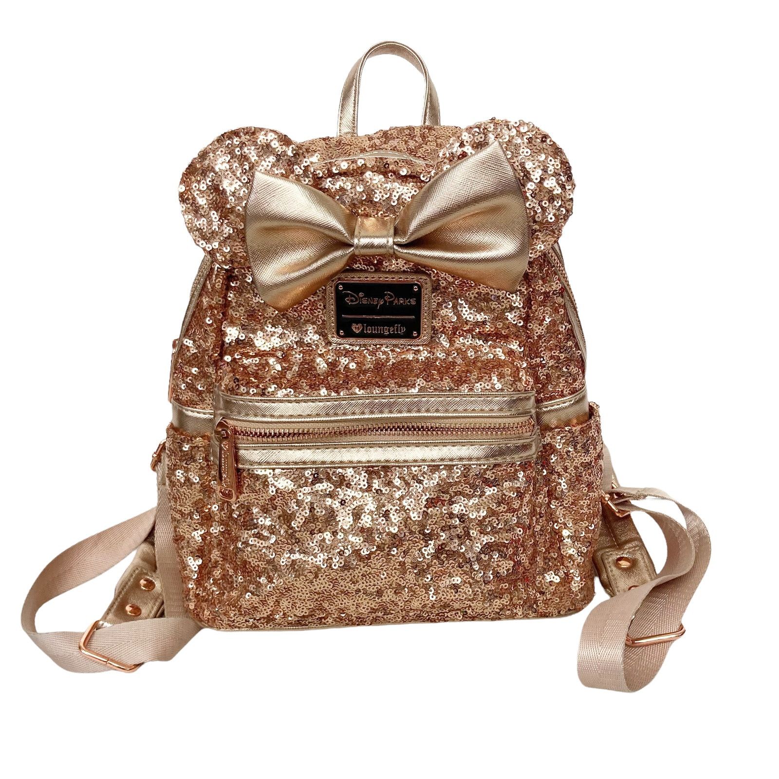 Other Disney Loungefly Pink Sequin Backpack Size ONE SIZE - 1 Thumbnail
