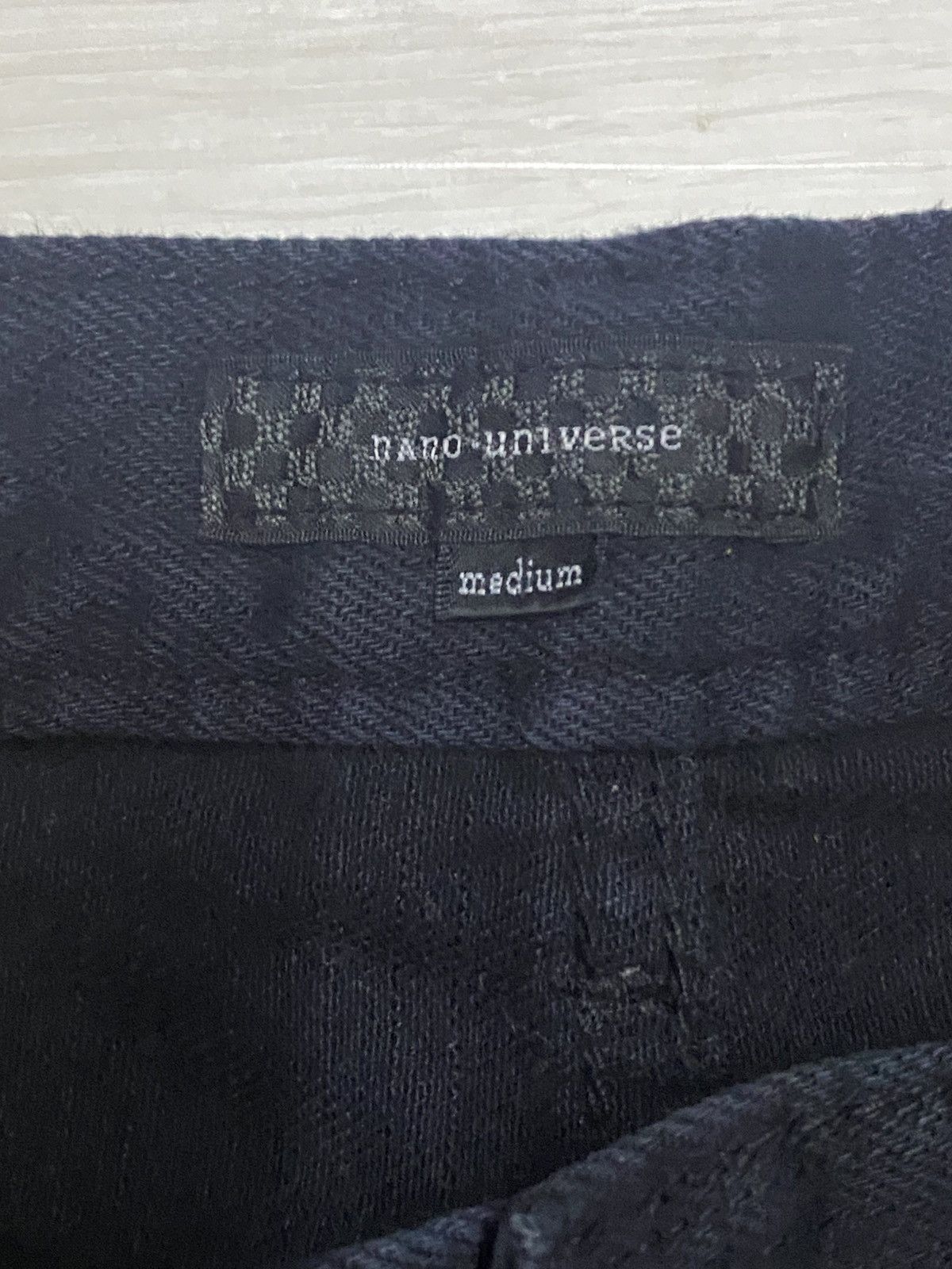 NANO universe Vintage Nano Univers Black Denim Skinny Style Jeans Size US 32 / EU 48 - 14 Thumbnail
