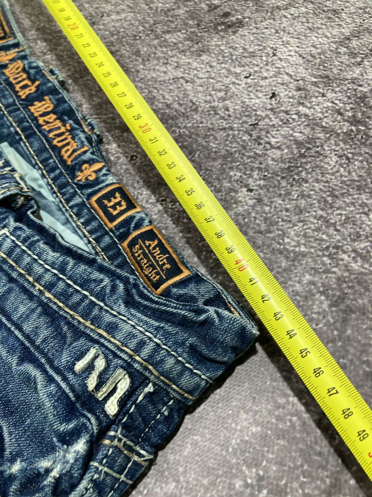 Rock Revival Vintage Rock Revival Andre Straight Y2K Denim Jeans Size US 33 - 15 Thumbnail