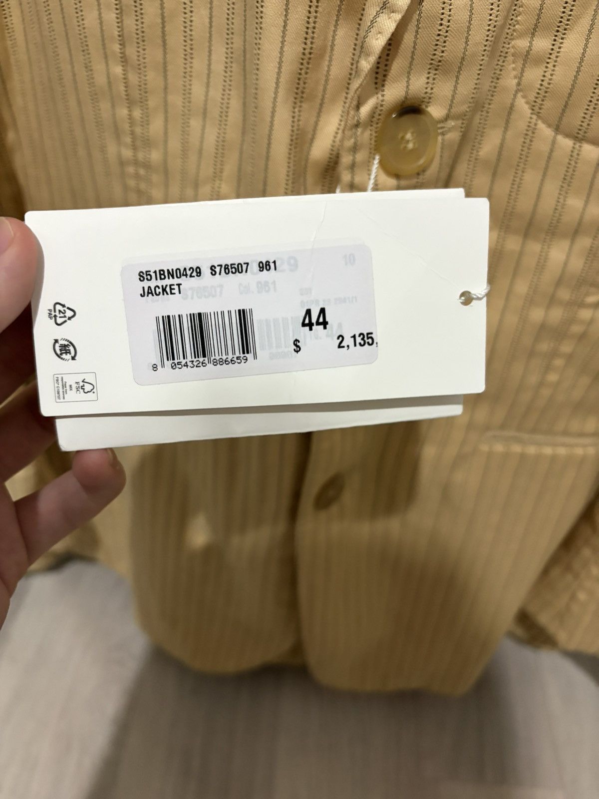 Maison Margiela Deadstock Margiela Blazer Size 44R - 4 Thumbnail