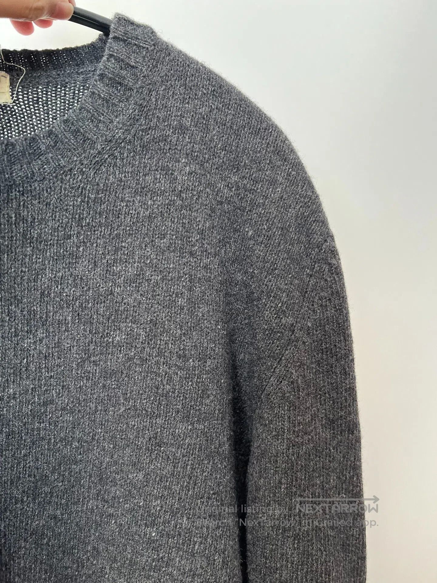 Helmut Lang Helmut Lang 1999AW Gray Wool Sweater. Size US M / EU 48-50 / 2 - 7 Thumbnail