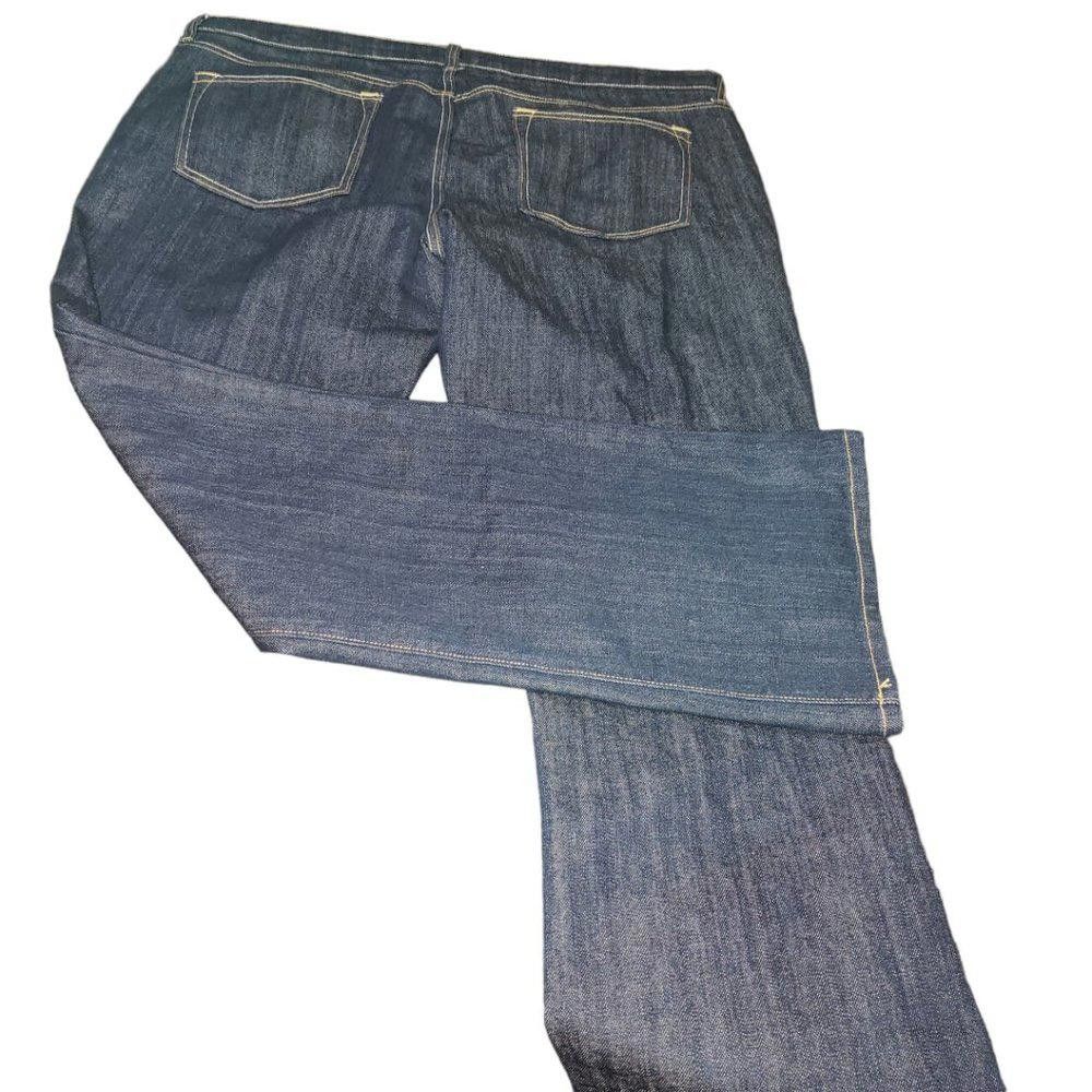 Old Navy CT483a Old Navy Ladies Boot Cut Ladies Dark Denim Jeans 18 Size 40" / US 18 - 5 Thumbnail
