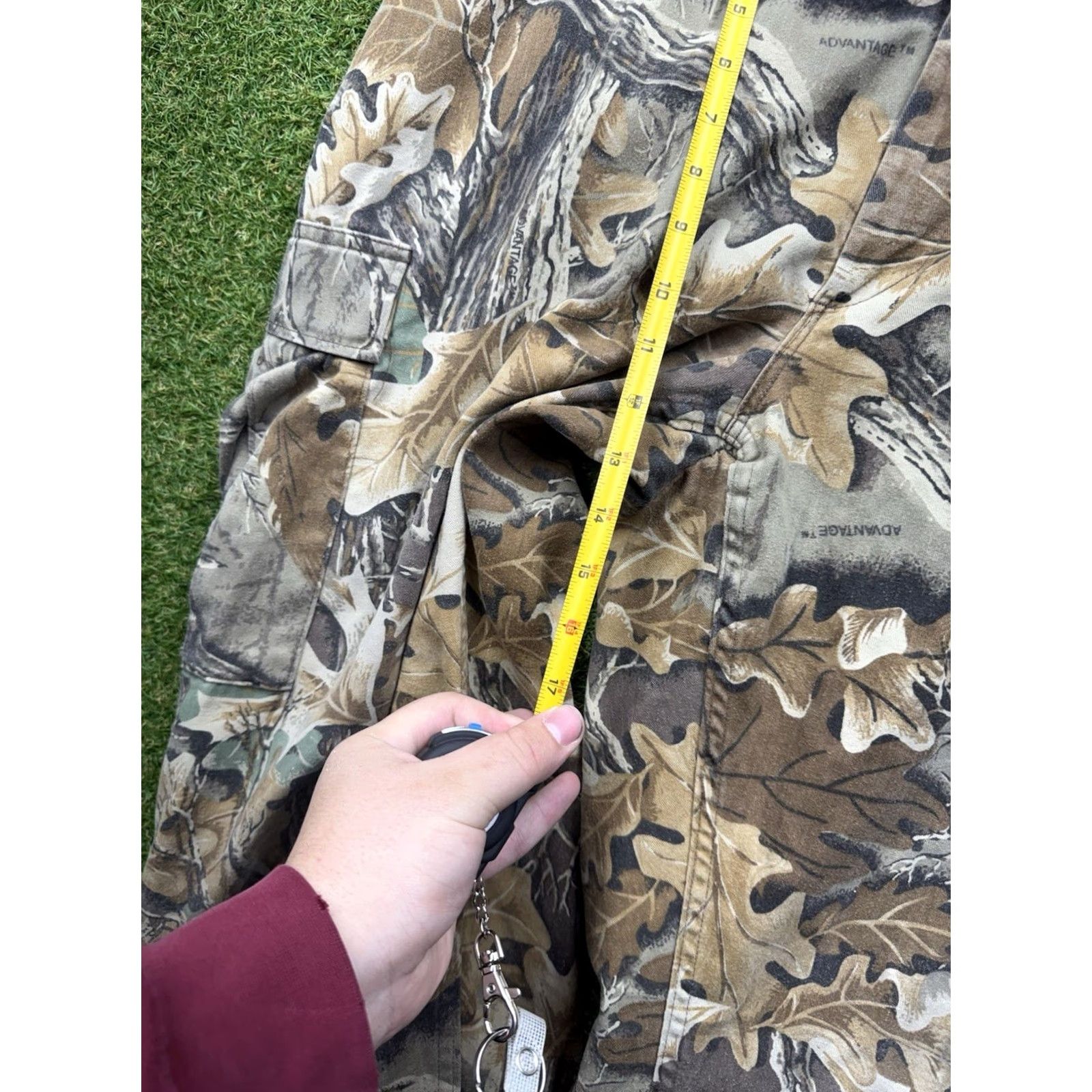 Vintage Mossy Oak Break Up Cargo Pants Mens 36x30 Brown Camouflage Cargo Straight 5-Pocket Canvas Cotton Polyester Pants Mens Size US 36 / EU 52 - 6 Thumbnail