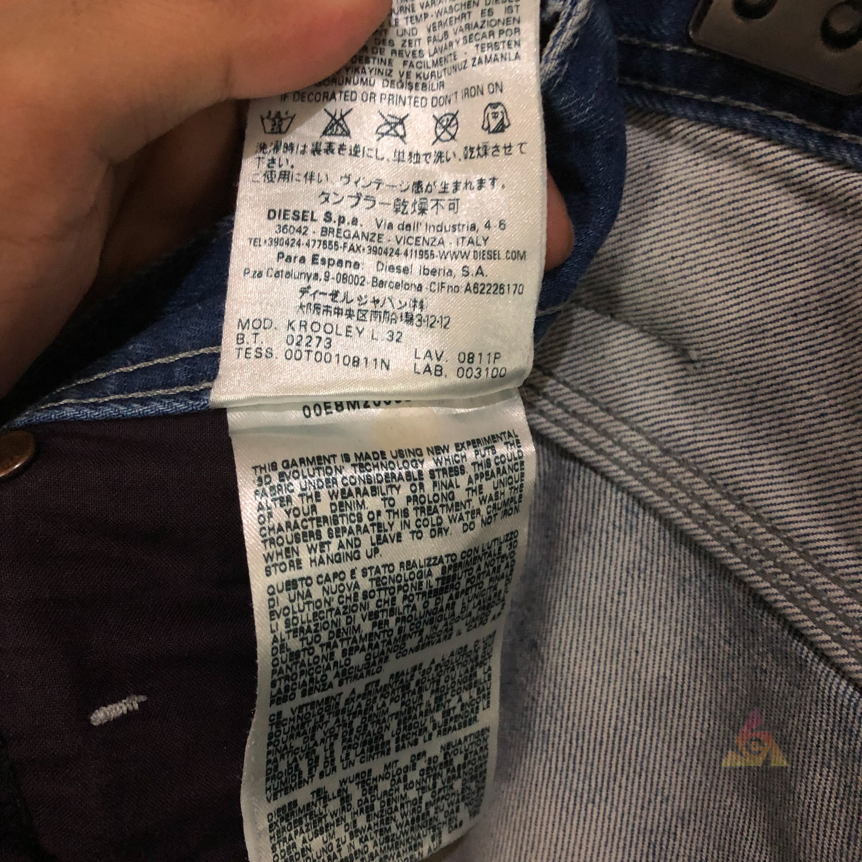 Diesel × Vintage Vintage Rare Diesel Industry Denim Jeans Y2K Size US 29 - 11 Thumbnail