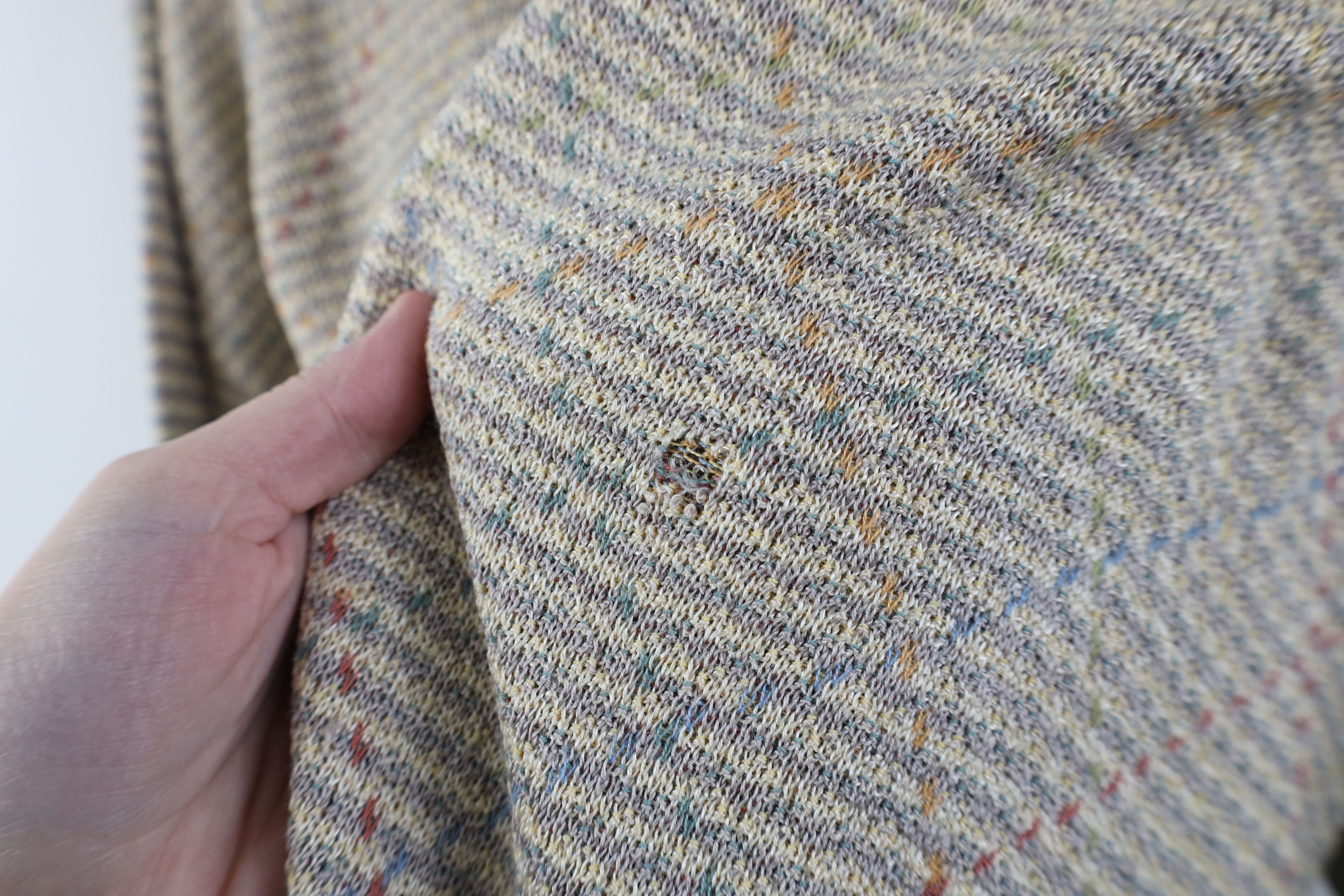 Vintage Vintage 90s Coogi Style Rainbow Knit Crewneck Sweater Size US XL / EU 56 / 4 - 6 Thumbnail