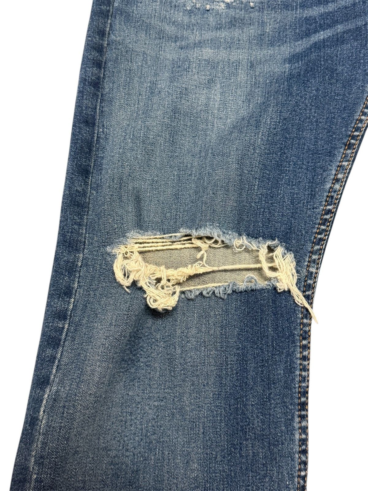 Levi's Levi’s S51 Straight Distressed Jeans (32x32) – Vintage Wash Size US 32 / EU 48 - 5 Thumbnail