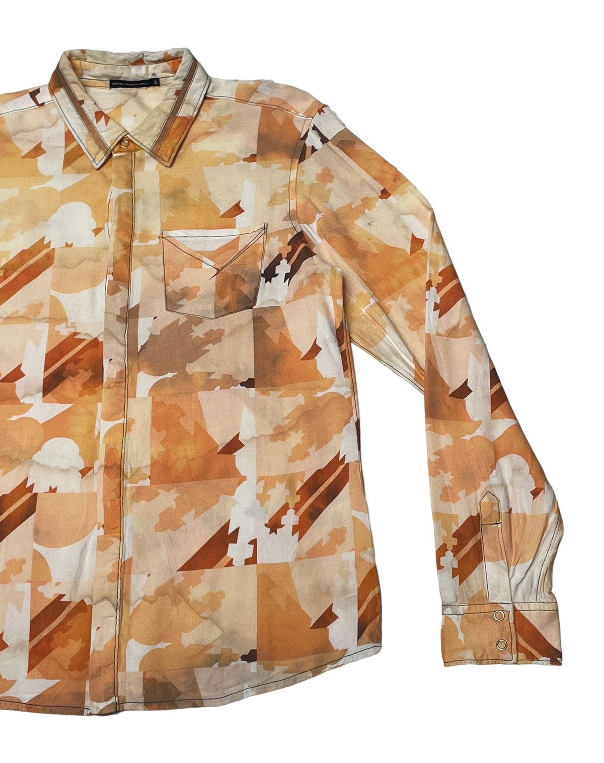 Designer × Marithe + Francois Girbaud × Vintage Vintage Marithe Francois Girbaud Full Print Shirt 1990s Size US M / EU 48-50 / 2 - 4 Thumbnail