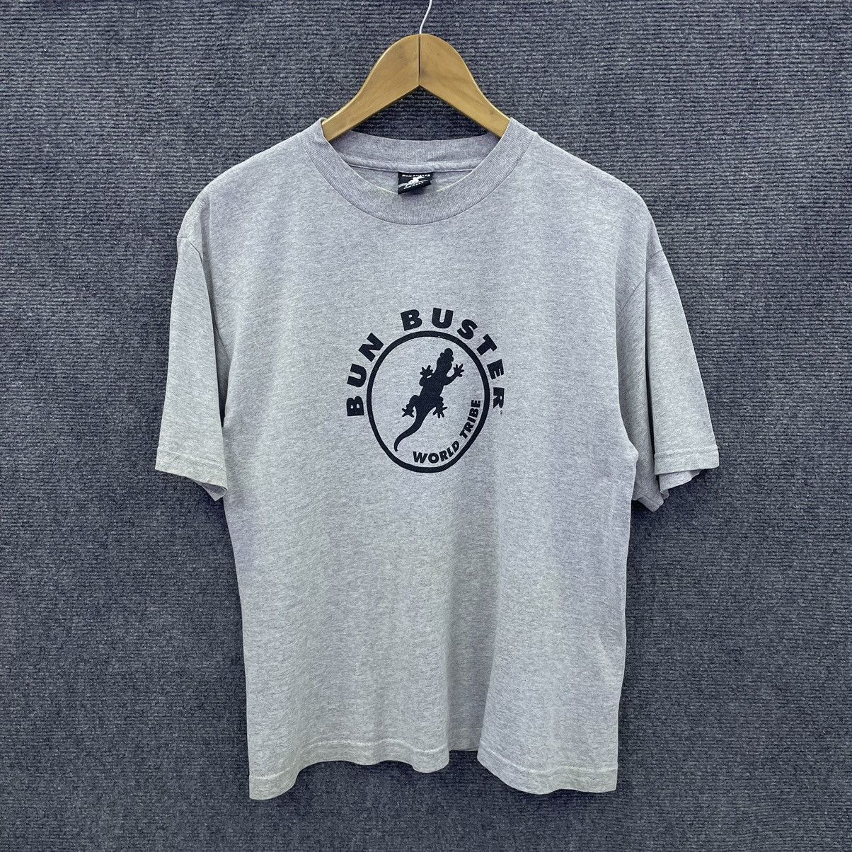 Shorty's Skateboards × Vintage Vintage 1990s Bun Buster World Tribe Skateboard Skater Tee Size US M / EU 48-50 / 2 - 1 Thumbnail