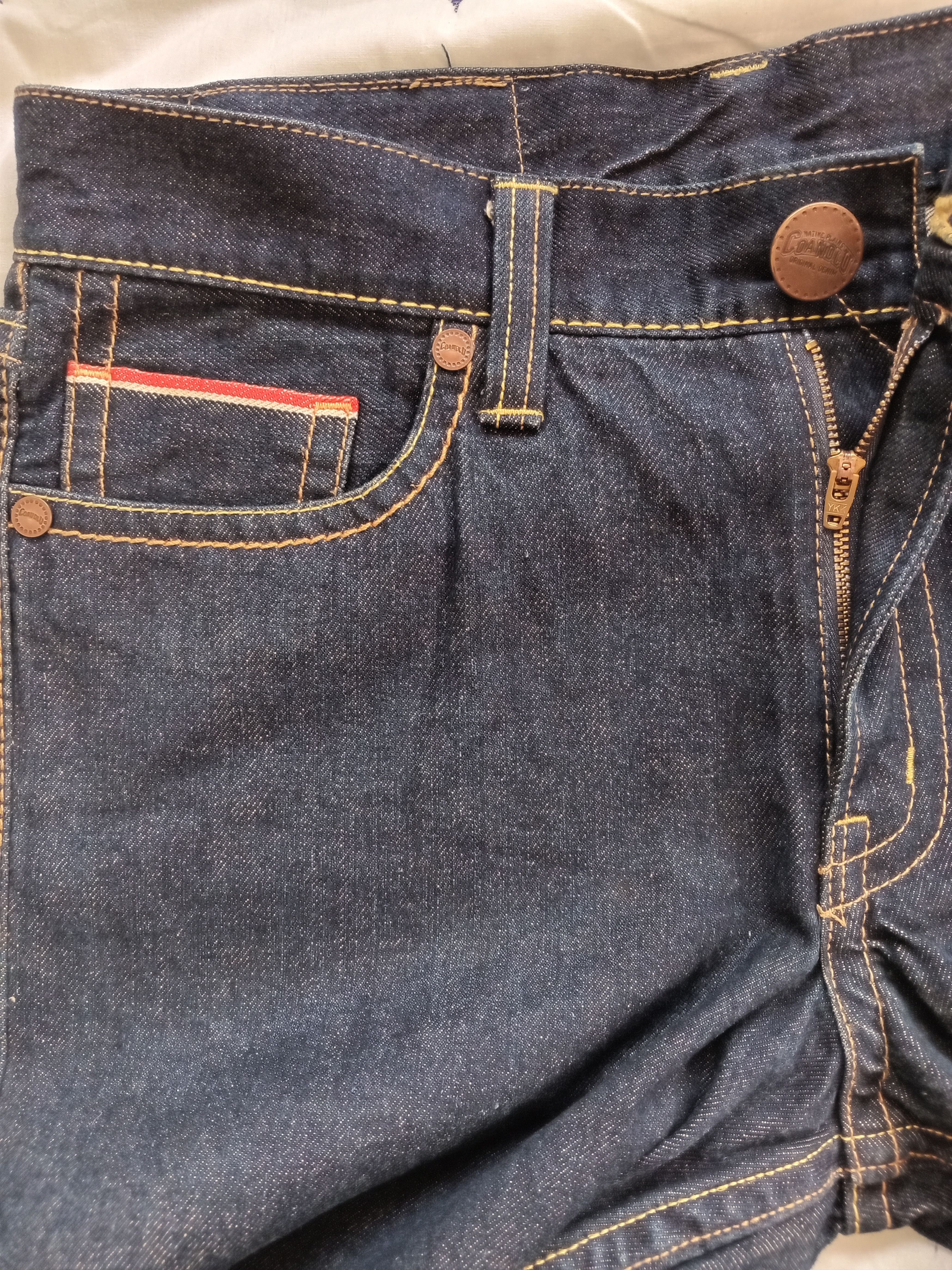 Japanese Brand Vintage💥CO&LU Selvedge Big Daicock Design Jeans Size US 32 / EU 48 - 4 Thumbnail