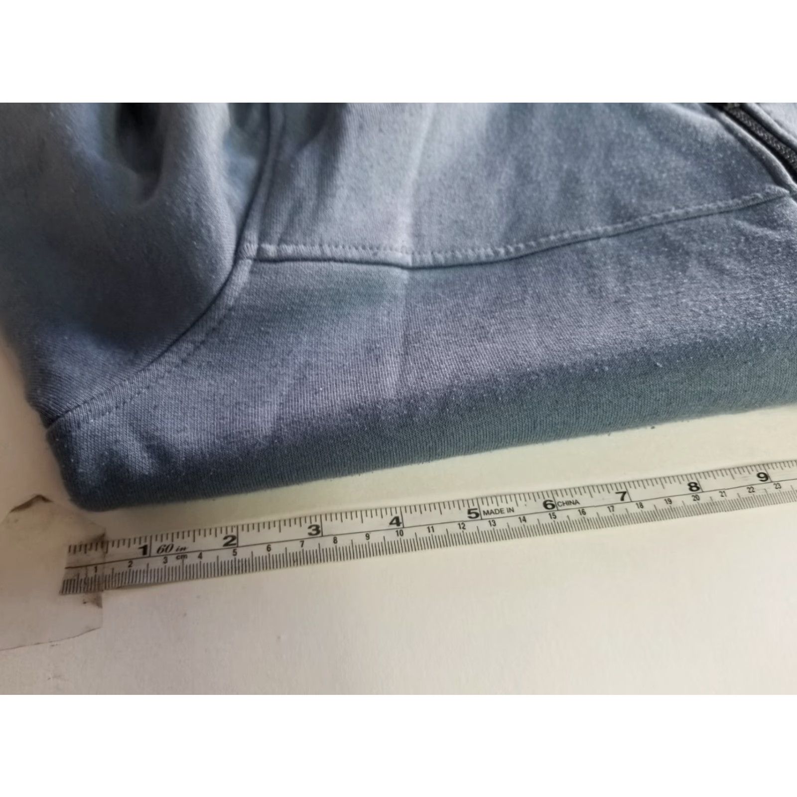 CO Jetty Apparel Co Men's Hoodie Zip Up Blue M Blue/Gray Full Zip Hoodie Size US M / EU 48-50 / 2 - 3 Thumbnail