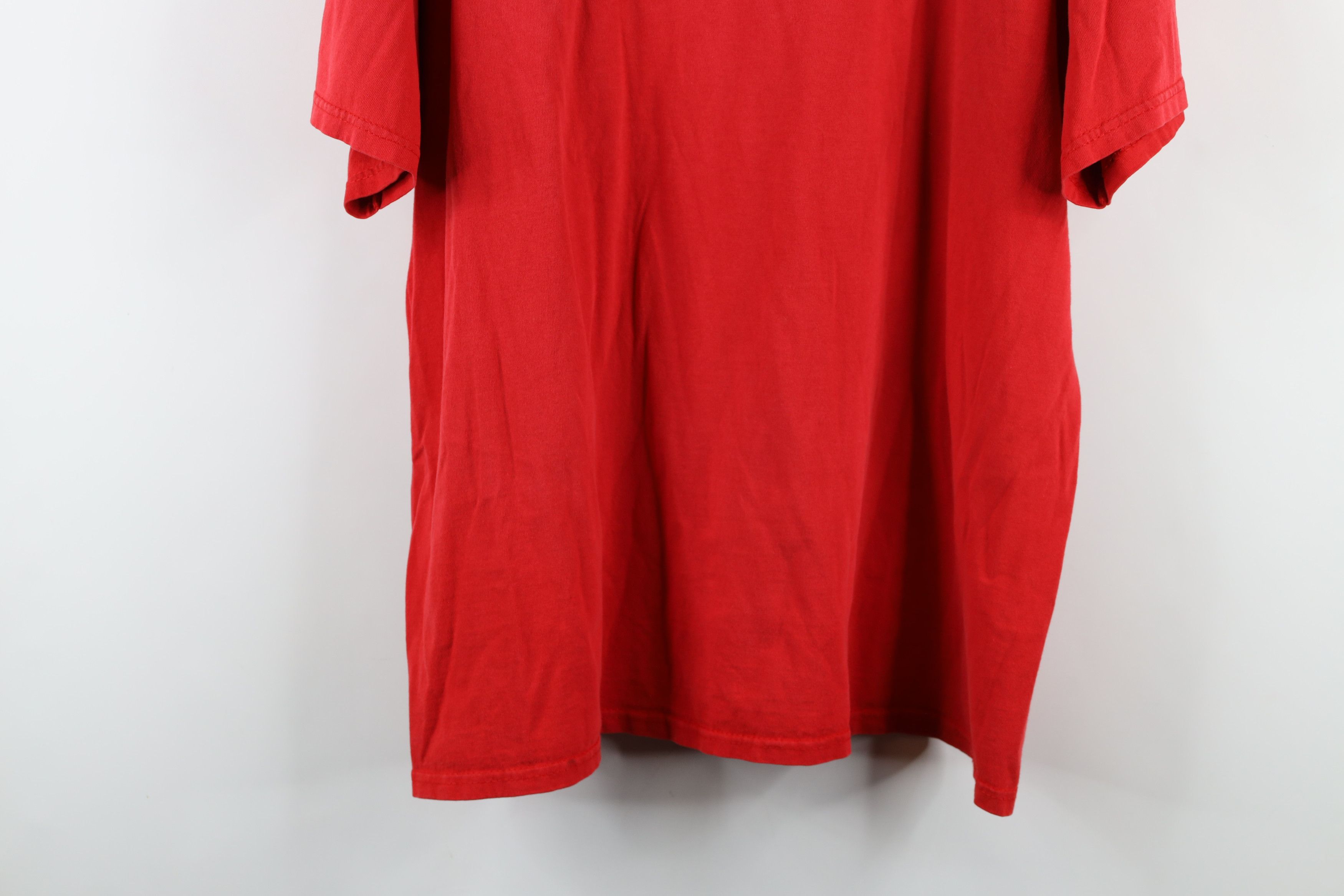 Vintage Vintage 90s Spell Out The Ohio State University T-Shirt Red Size US XL / EU 56 / 4 - 14 Thumbnail