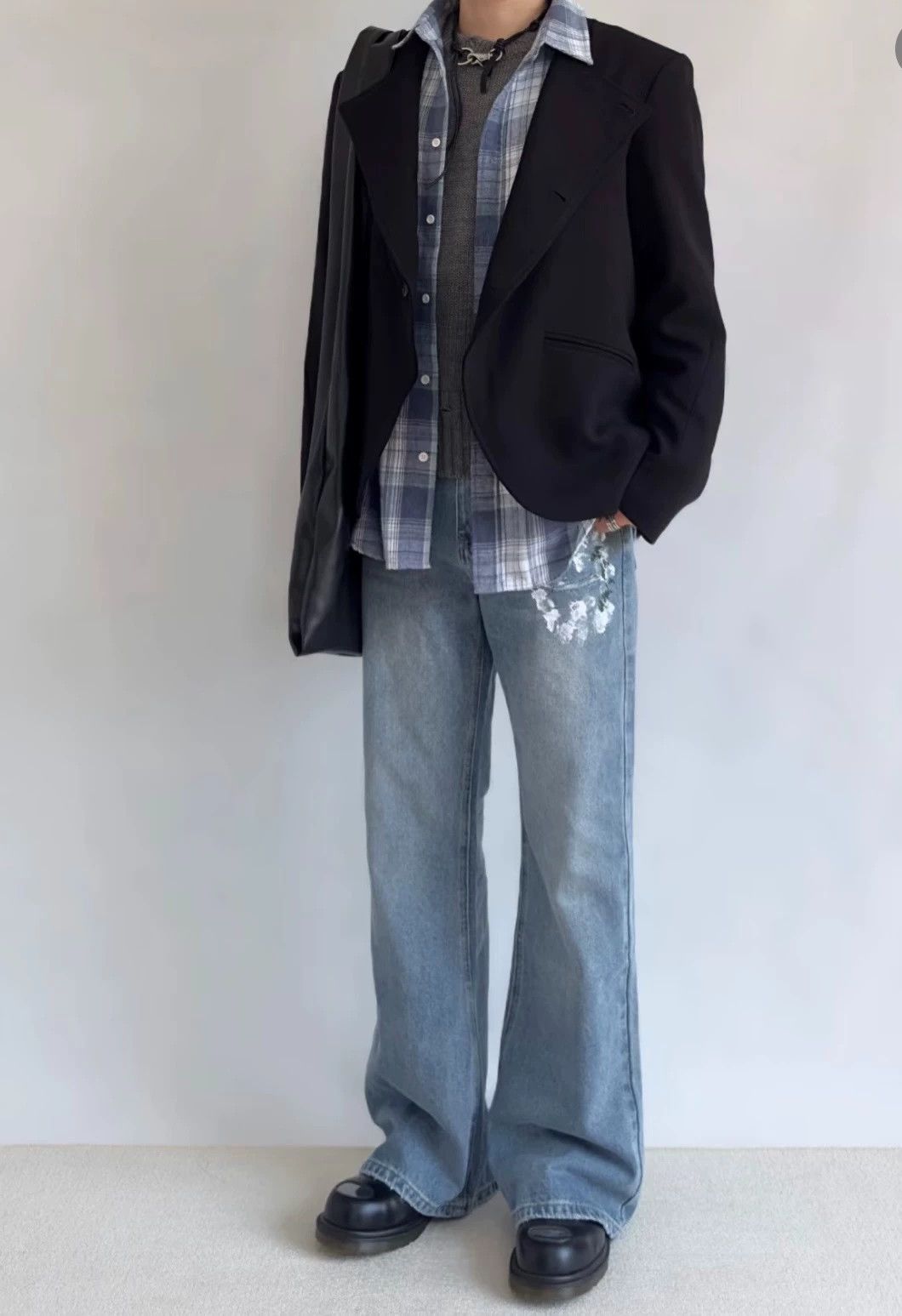Maison Margiela Maison Margiela Striped Collar Shoulder Line Blazer 46 Size 46S - 4 Thumbnail